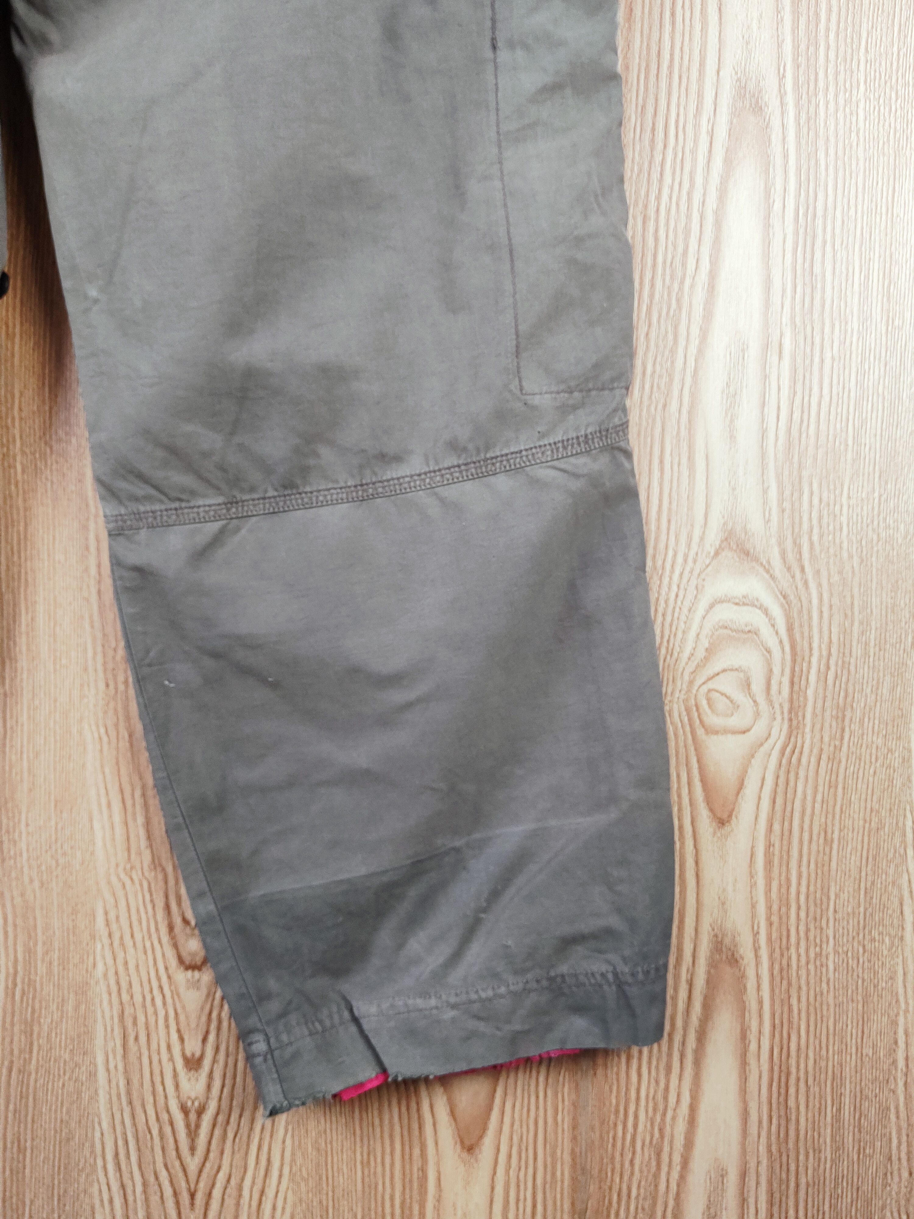 Japanese Brand Chevre Dark Gray Faded Multipocket Cargo Pants #W848 Size US 33 - 13 Thumbnail