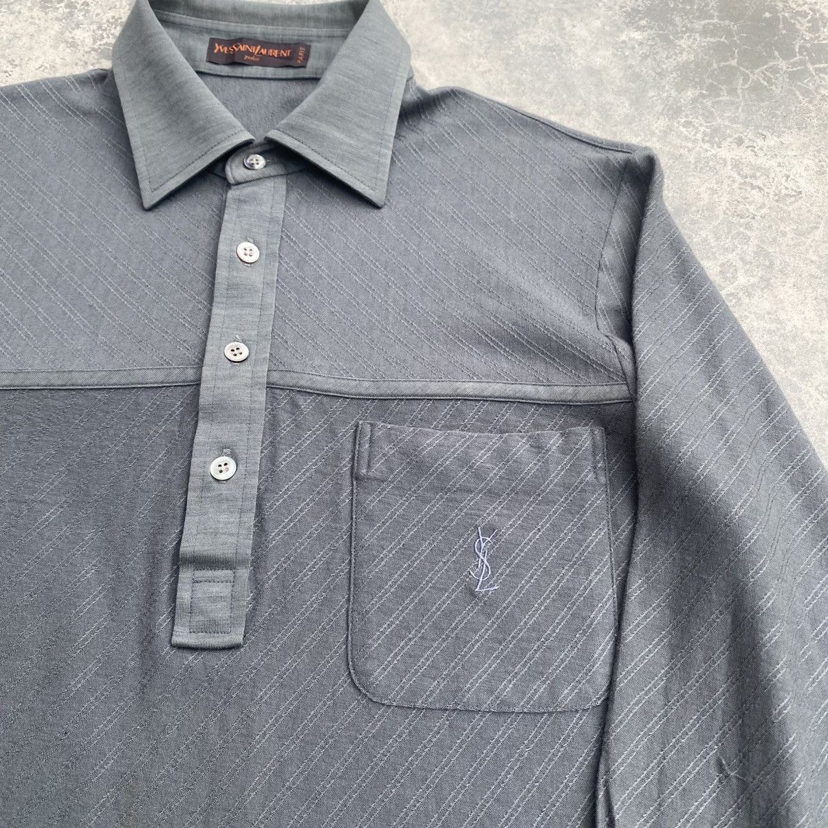 Yves Saint Laurent Very Rare 80s YSL Polo Hedi Slimane Size US M / EU 48-50 / 2 - 3 Thumbnail