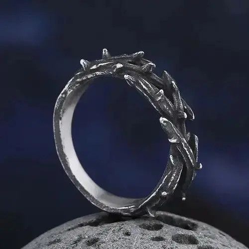 Japanese Brand Irregular Thorns Ring Size 7 8 9 10 11 Size ONE SIZE - 7 Thumbnail