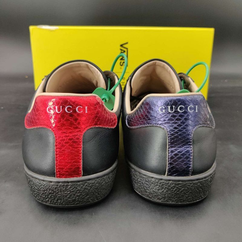 Gucci Gucci ACE Black Stylish Sneakers for Men - Size US 10.5 / EU 43-44 - 3 Thumbnail