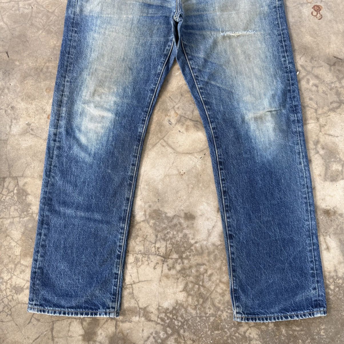 Japanese Brand W38 Vintage Japanese Rusty Mud Washer Denim Jean Pants Size US 38 / EU 54 - 3 Thumbnail