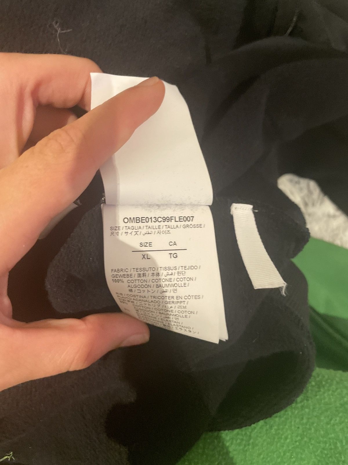 Off-White OFF-WHITE Wave Outline Diagonal Slim Hoodie Size US XL / EU 56 / 4 - 8 Thumbnail