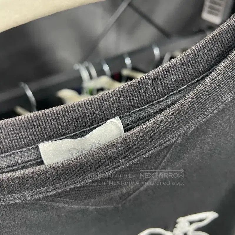 Dior Black Cotton Men's T-Shirt .