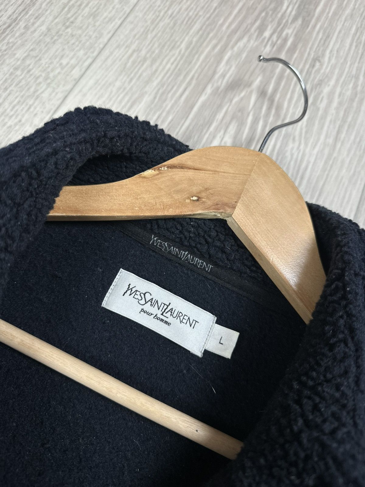 Yves Saint Laurent Vintage Yves Saint Laurent 1/4 Zip Fleece Jacket YSL Size L Size US L / EU 52-54 / 3 - 6 Thumbnail