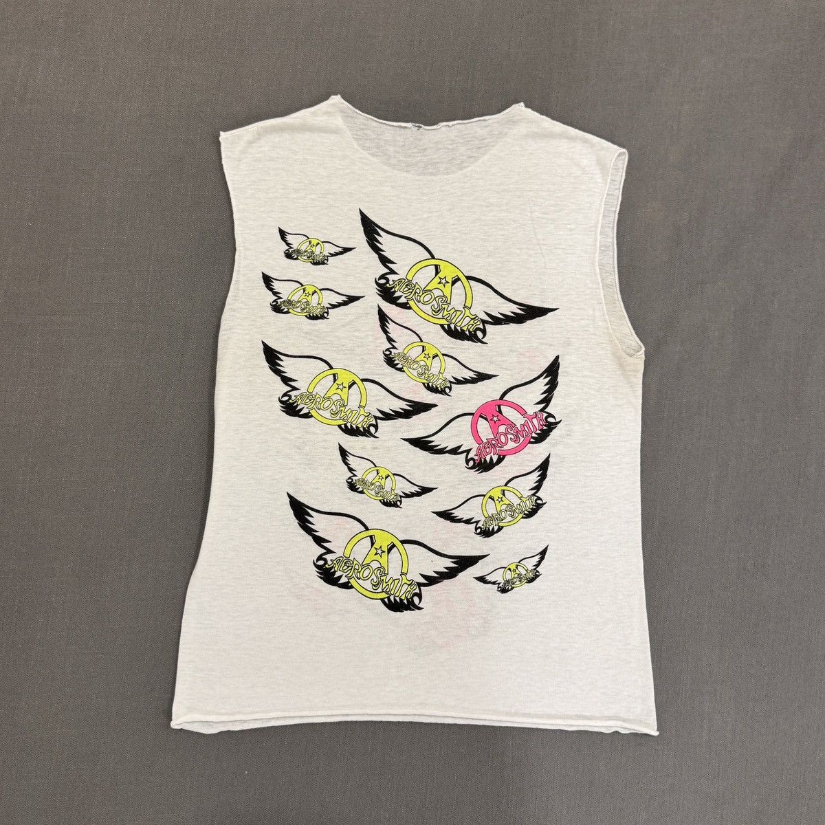 Aerosmith 70’s AEROSMITH “WINGS” CUTOFF TEE Size US S / EU 44-46 / 1 - 3 Thumbnail