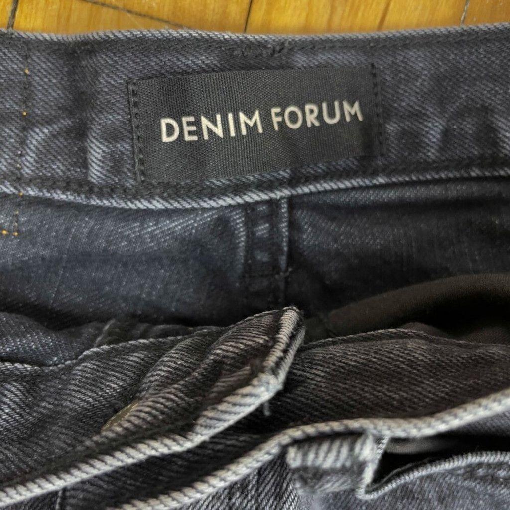 Other DENIM FORUM The Joni Button Down Washed Black Jeans 30L s 26 Size 26" / US 2 / IT 38 - 3 Thumbnail