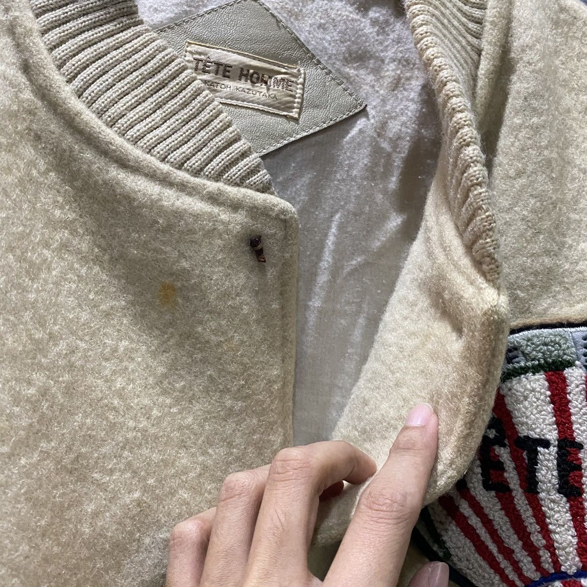 Issey Miyake × Tete Homme VTG Tete Homme Katoh Kazutaka Issey Miyake Varsity Jackets Size US M / EU 48-50 / 2 - 10 Thumbnail