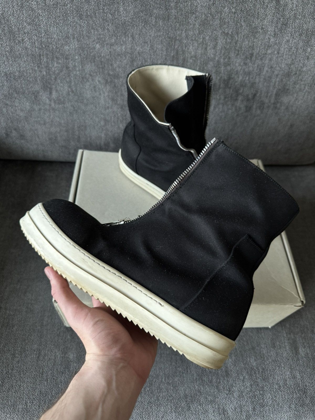 Rick Owens Drkshdw Rick Owens Zip Front Boots Avantgarde Sneakers Mens Size US 10.5 / EU 43-44 - 10 Thumbnail