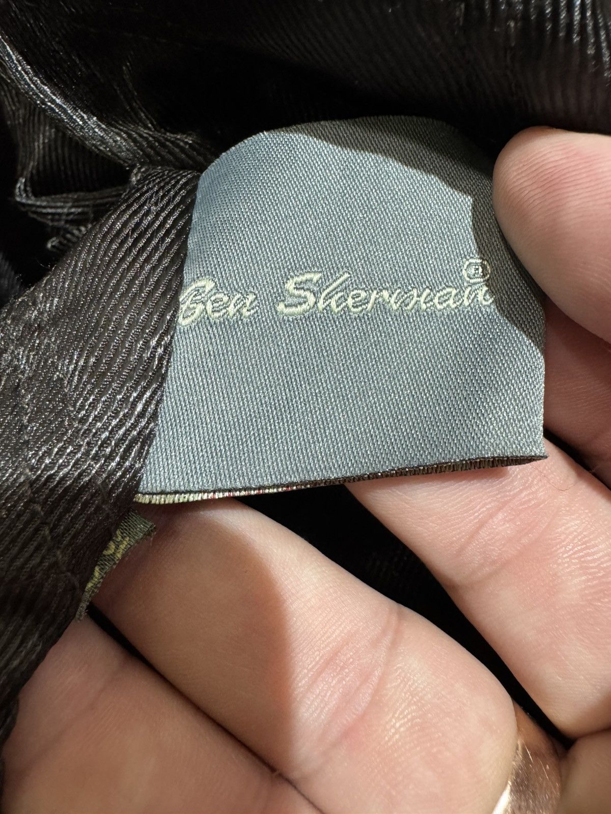 Ben Sherman Ben Sherman Vintage Heavy Faded Leather Jacket Size XL Size US XL / EU 56 / 4 - 20 Thumbnail