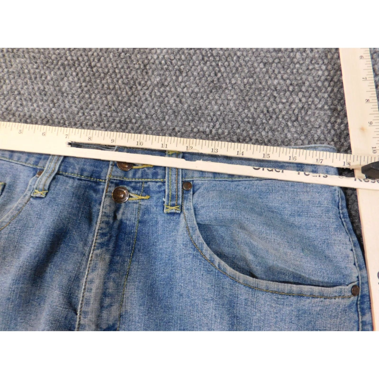 Rocawear VINTAGE Rocawear Jeans 36x30 Blue Mens Hip Hop Baggy Straight 30in Inseam 36 Regular Cotton Denim Zip Pockets Jeans Size US 36 / EU 52 - 3 Thumbnail