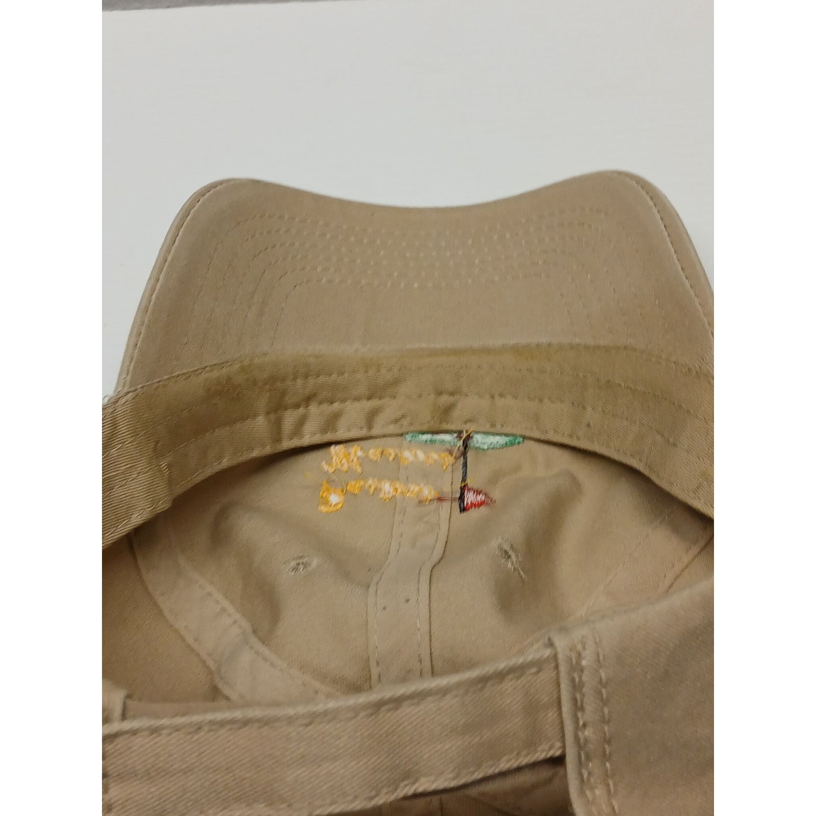 Otto OTTO (OSFM) Pastors Masters Tan Khaki Strap Back Cap/Hat Size ONE SIZE - 8 Thumbnail