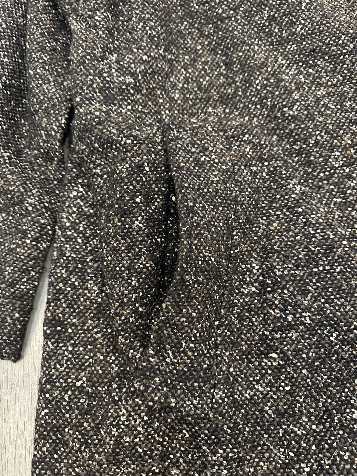 AMI AMI Paris Brown Tweed Wool Blend Coat – Size L Size 48L - 4 Thumbnail
