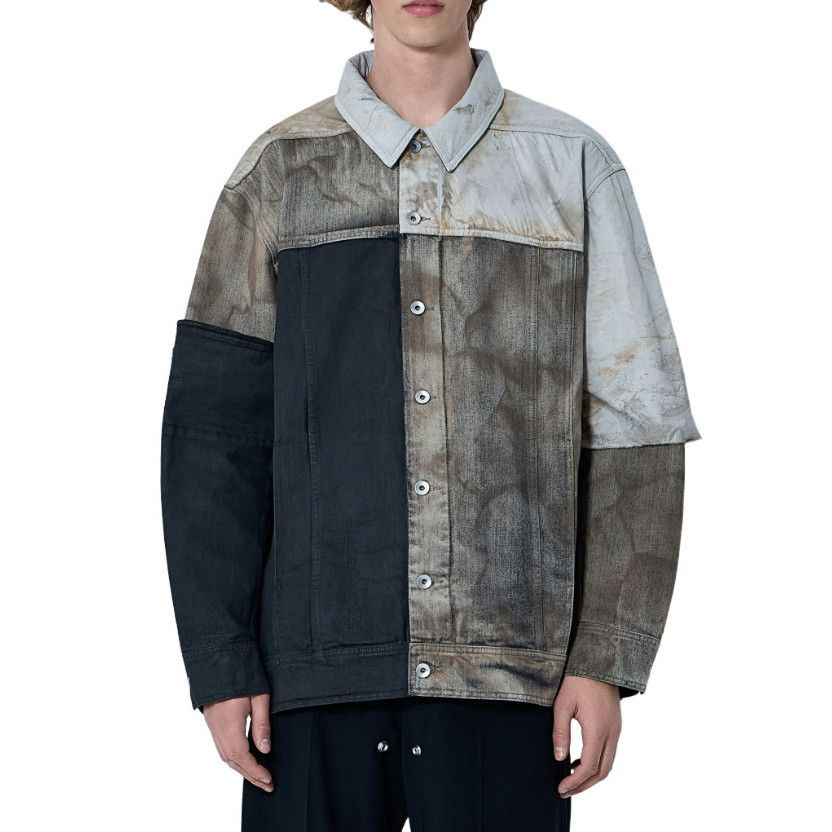 Rick Owens RICK OWENS DRKSHDW Denim Patchwork Jacket New & Authentic (M Size US L / EU 52-54 / 3 - 1 Preview
