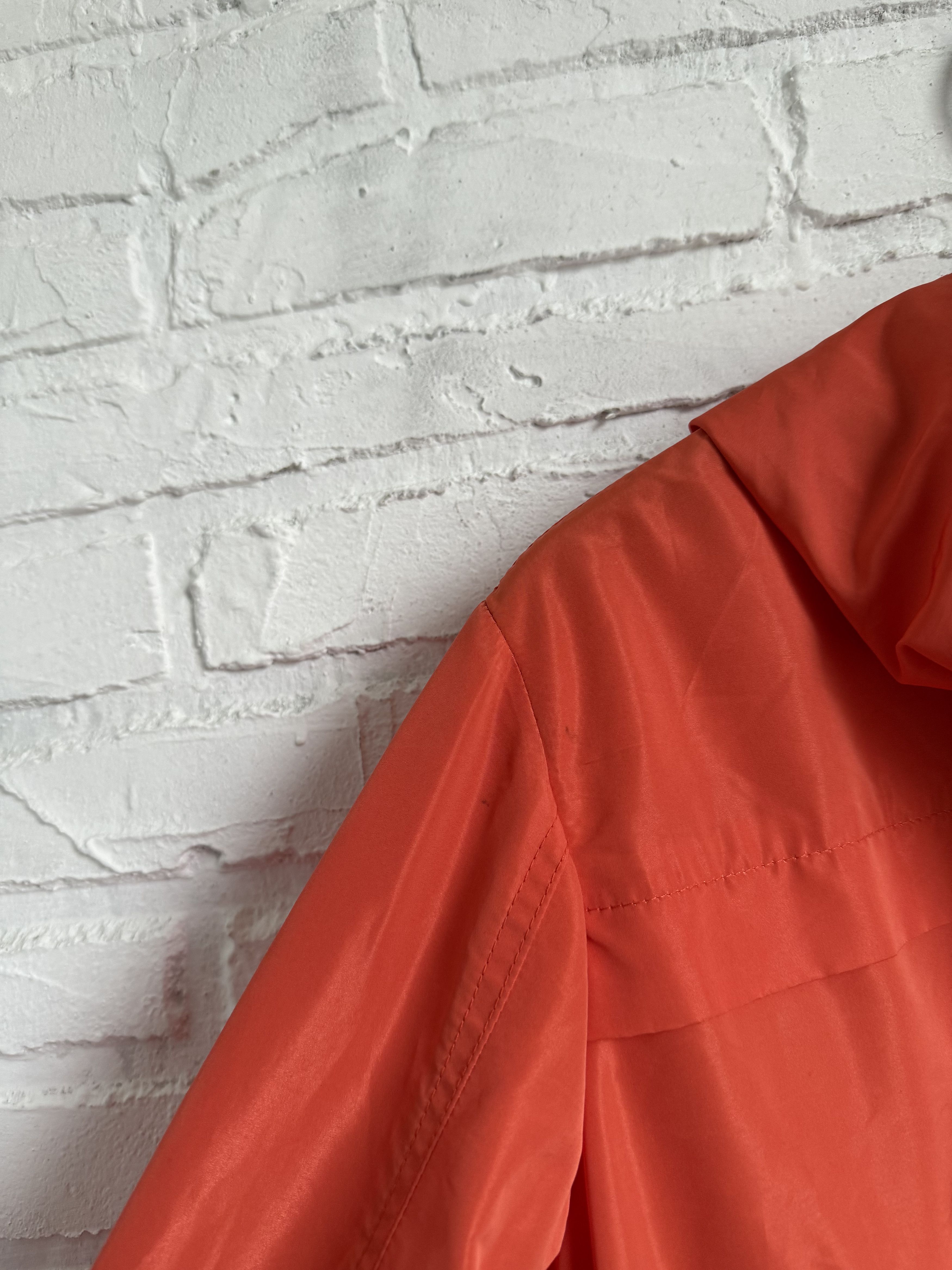 Tara Jarmon TARA JARMON Orange Hooded Parka Coat jacket Size S / US 4 / IT 40 - 13 Thumbnail