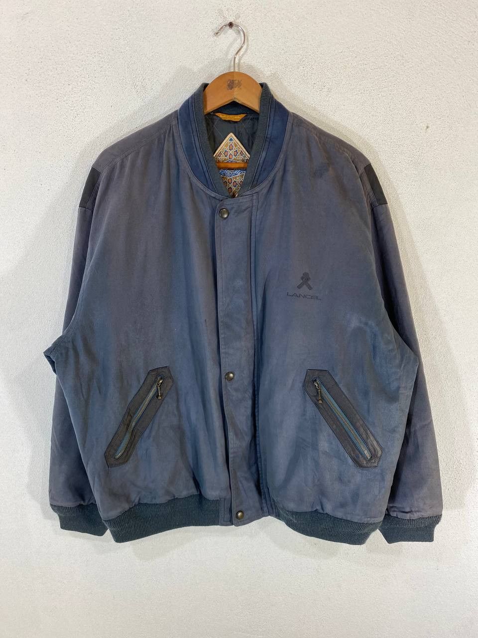 Lancel lancel velvet bomber jacket qiulted lining Size US L / EU 52-54 / 3 - 1 Thumbnail