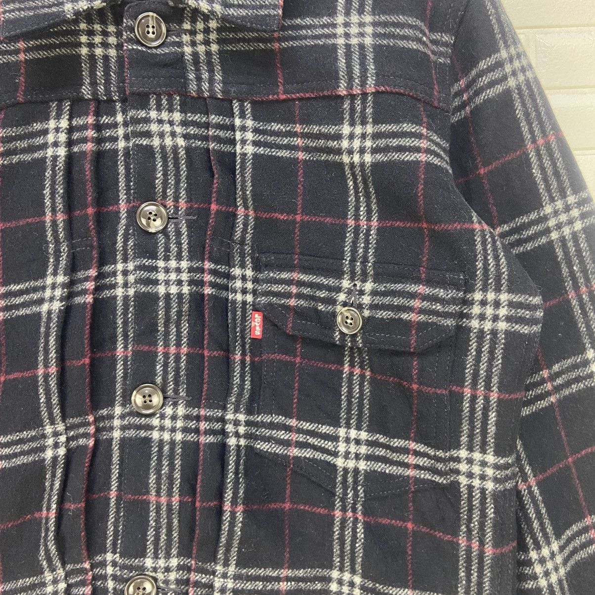 Levi's Levi’s Type 1 Buckle Back Wool Trucker Jacket Size US S / EU 44-46 / 1 - 9 Thumbnail