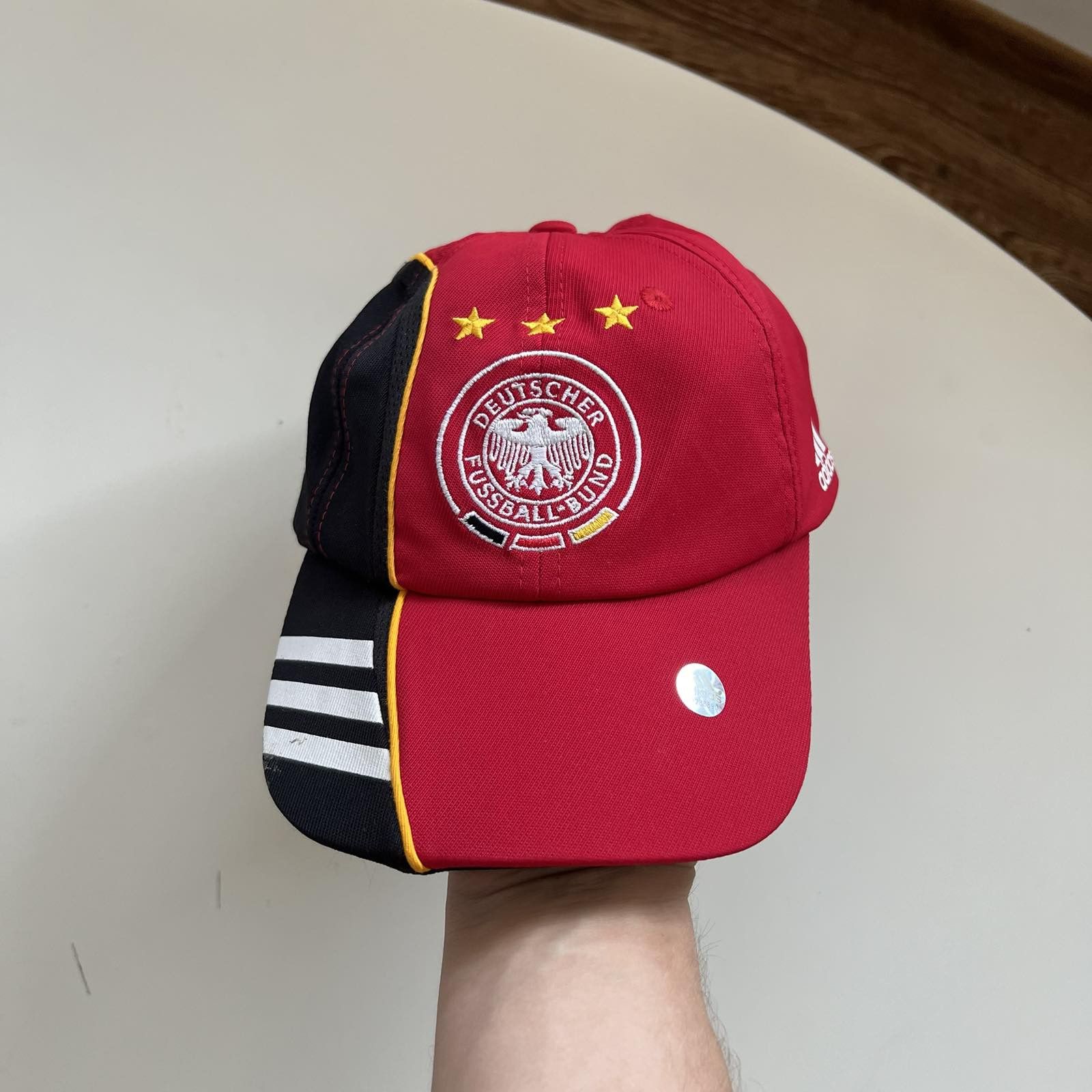 Adidas Vintage 2000s Adidas Germany soccer cap Size ONE SIZE - 1 Thumbnail