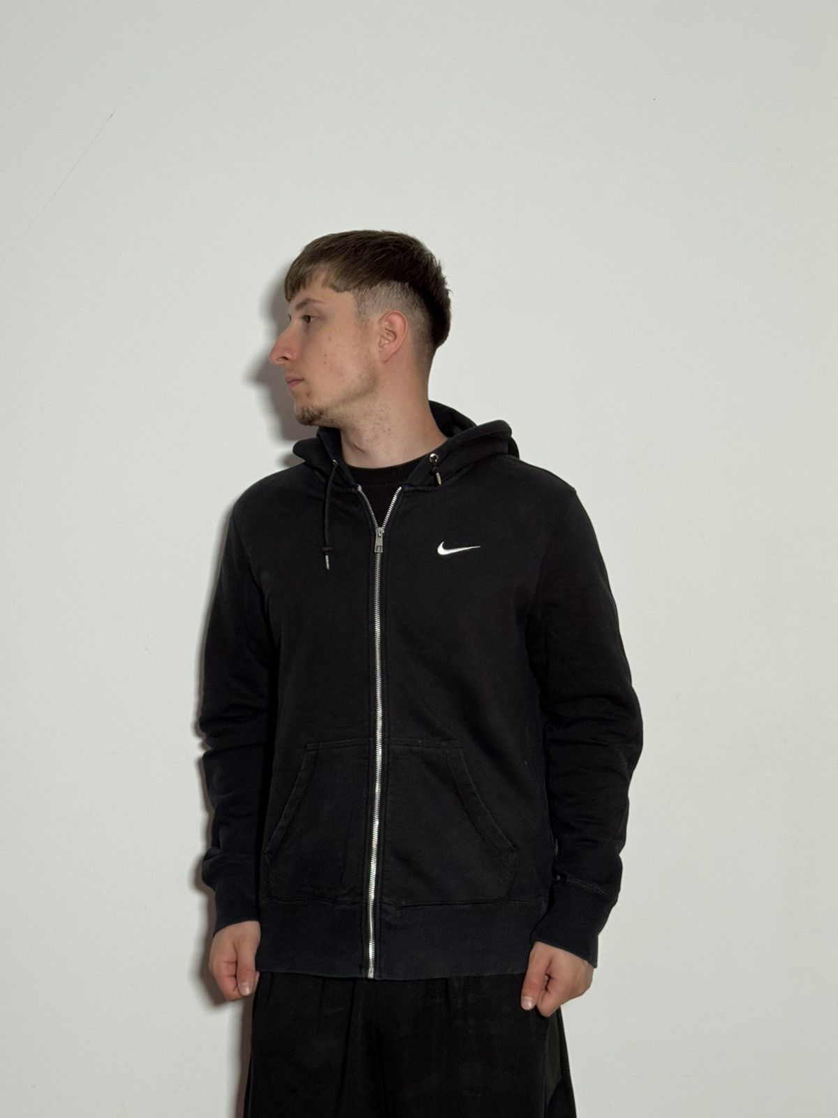 Nike Vintage Nike Zip up hoodie metal zip Size US L / EU 52-54 / 3 - 1 Thumbnail