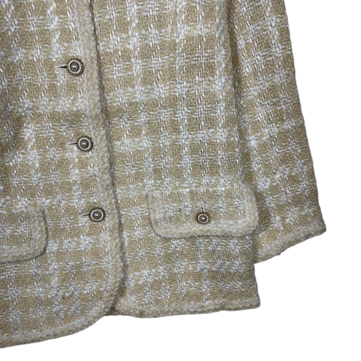 Vintage Vintage Milan Tokyo Japan Women’s Tweed Boucle Jacket Size M / US 6-8 / IT 42-44 - 5 Thumbnail