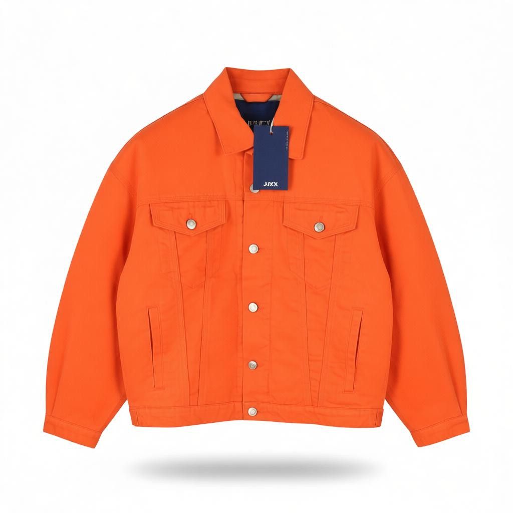 Jack & Jones MOCCA CANVAS S Red Orange Oversized Denim 88044 Size S / US 4 / IT 40 - 1 Thumbnail
