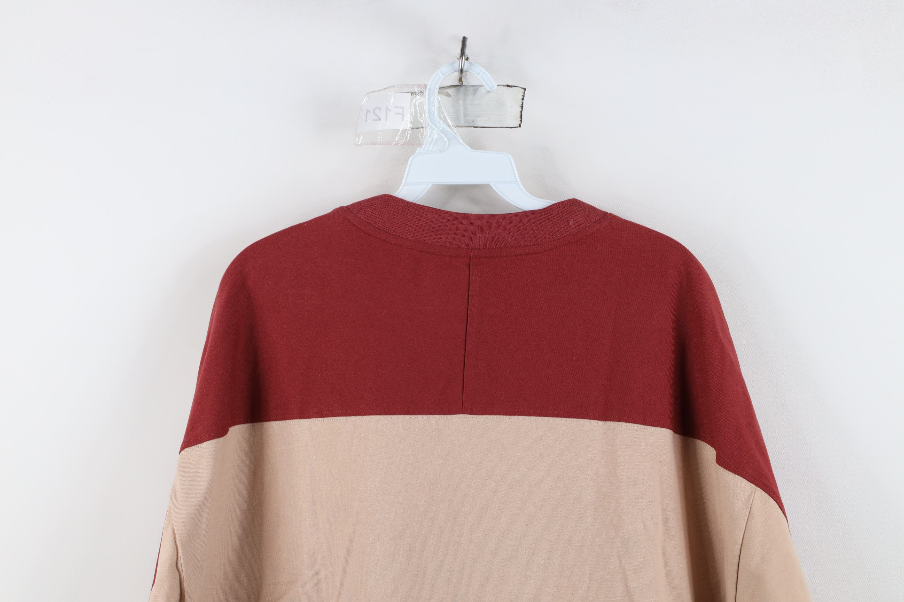 Adidas Y2K Adidas Big Logo Color Block Cropped Boxy Fit T-Shirt Size L / US 10 / IT 46 - 13 Thumbnail