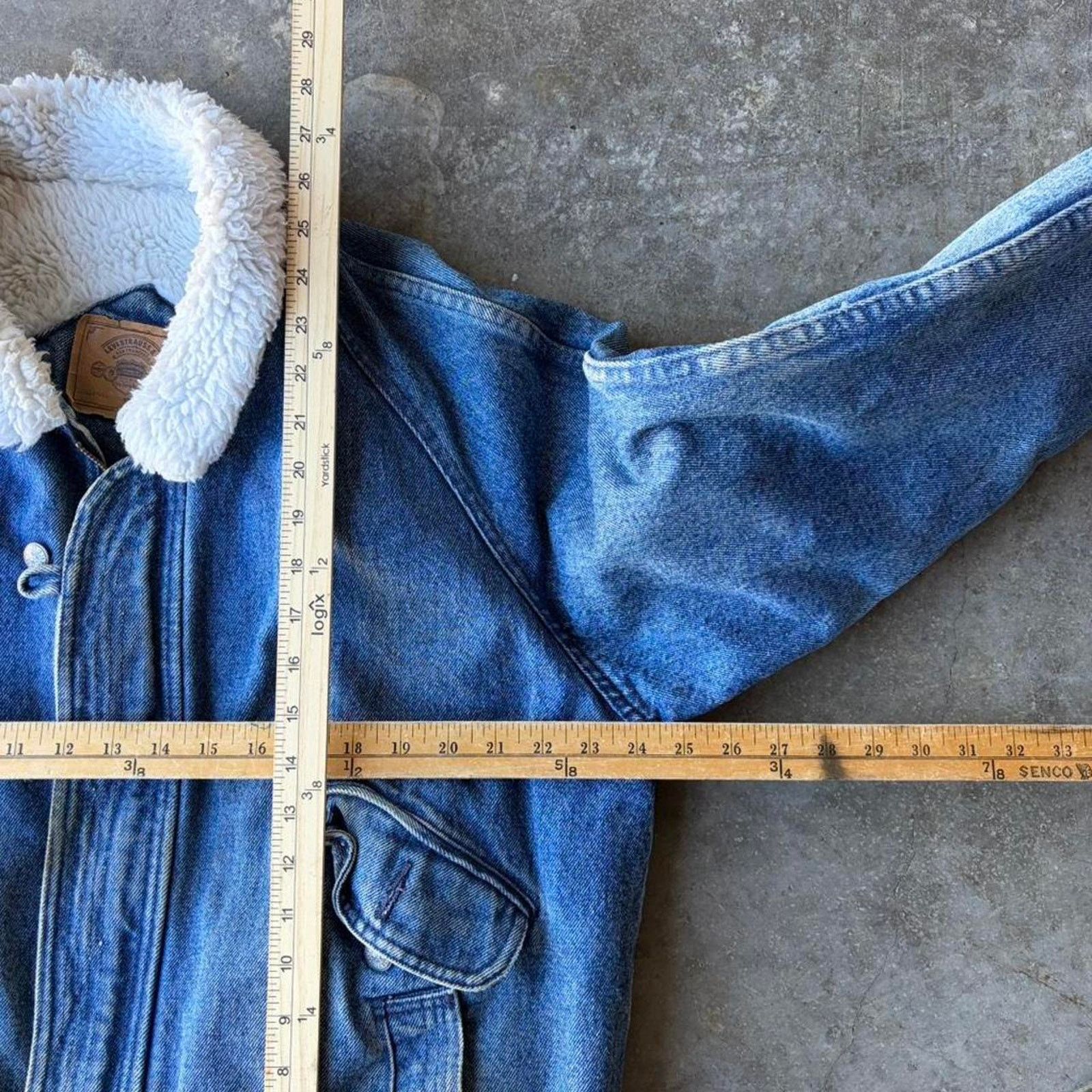 Levi's 90s levis sherpa bomber denim jacket Size US L / EU 52-54 / 3 - 4 Thumbnail