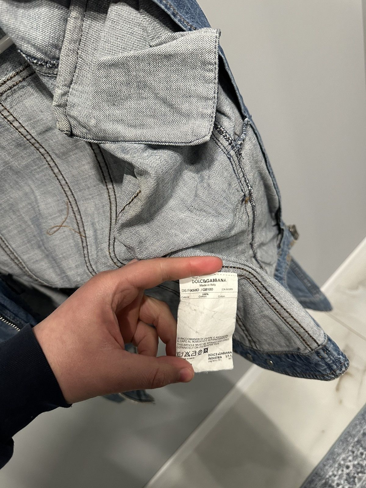 Dolce & Gabbana Vintage Archival Dolce & Gabbana 00s Y2K Denim Jacket Size M / US 6-8 / IT 42-44 - 20 Thumbnail
