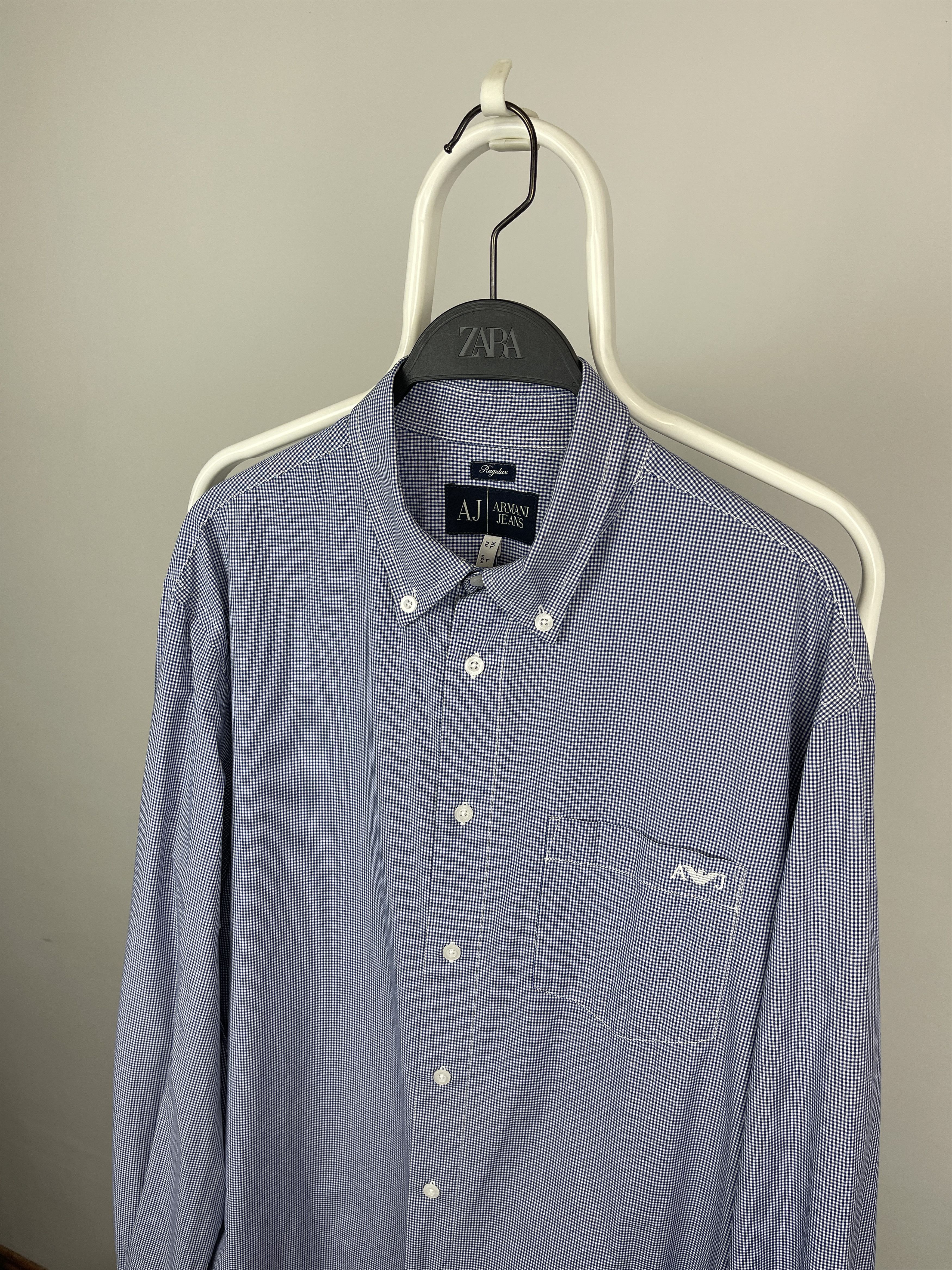 Armani Armani jeans shirt men button ups cotton L XL Size US L / EU 52-54 / 3 - 1 Thumbnail