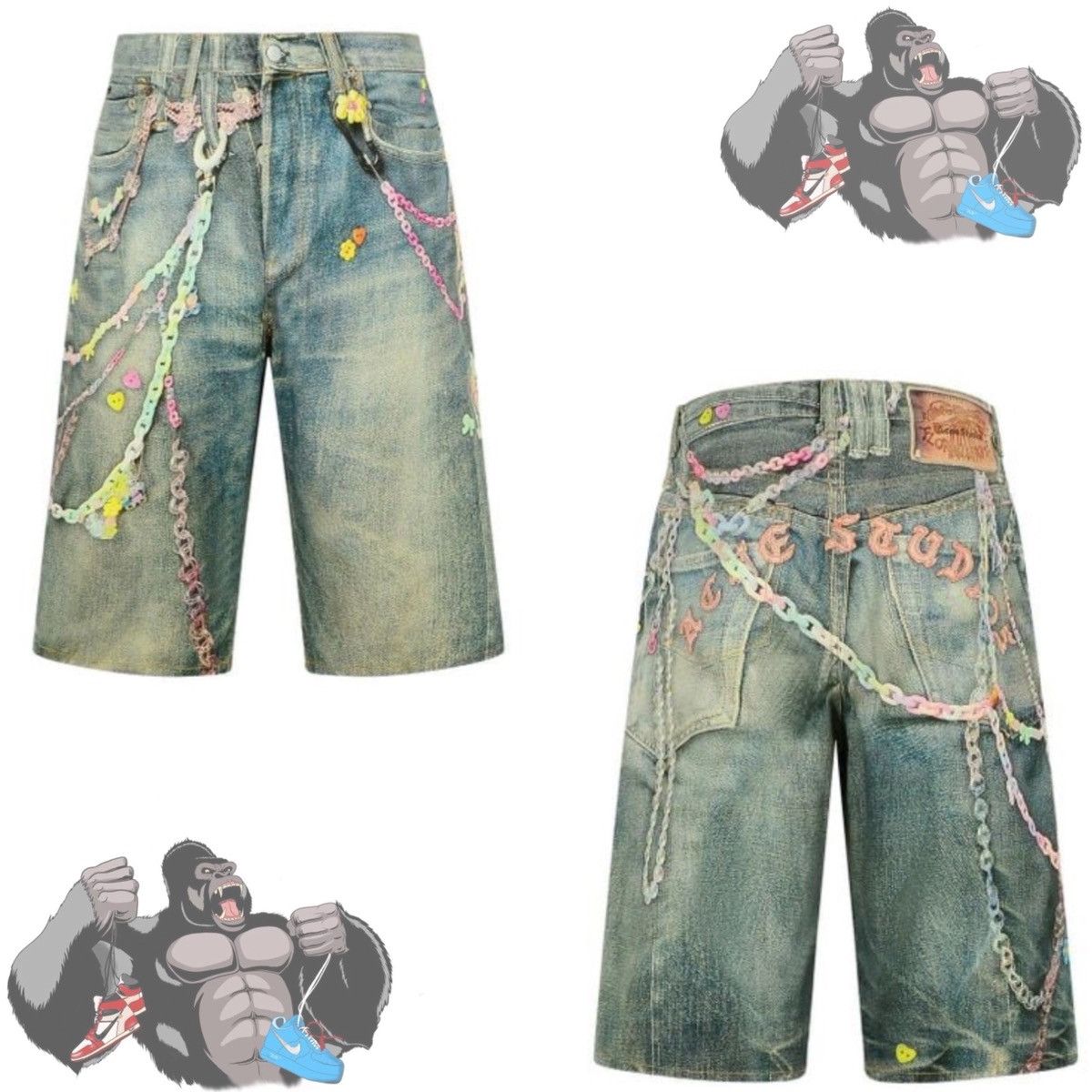 Acne Studios 1981M Kawaii Keychains Jeans | Saks Fifth Avenue
