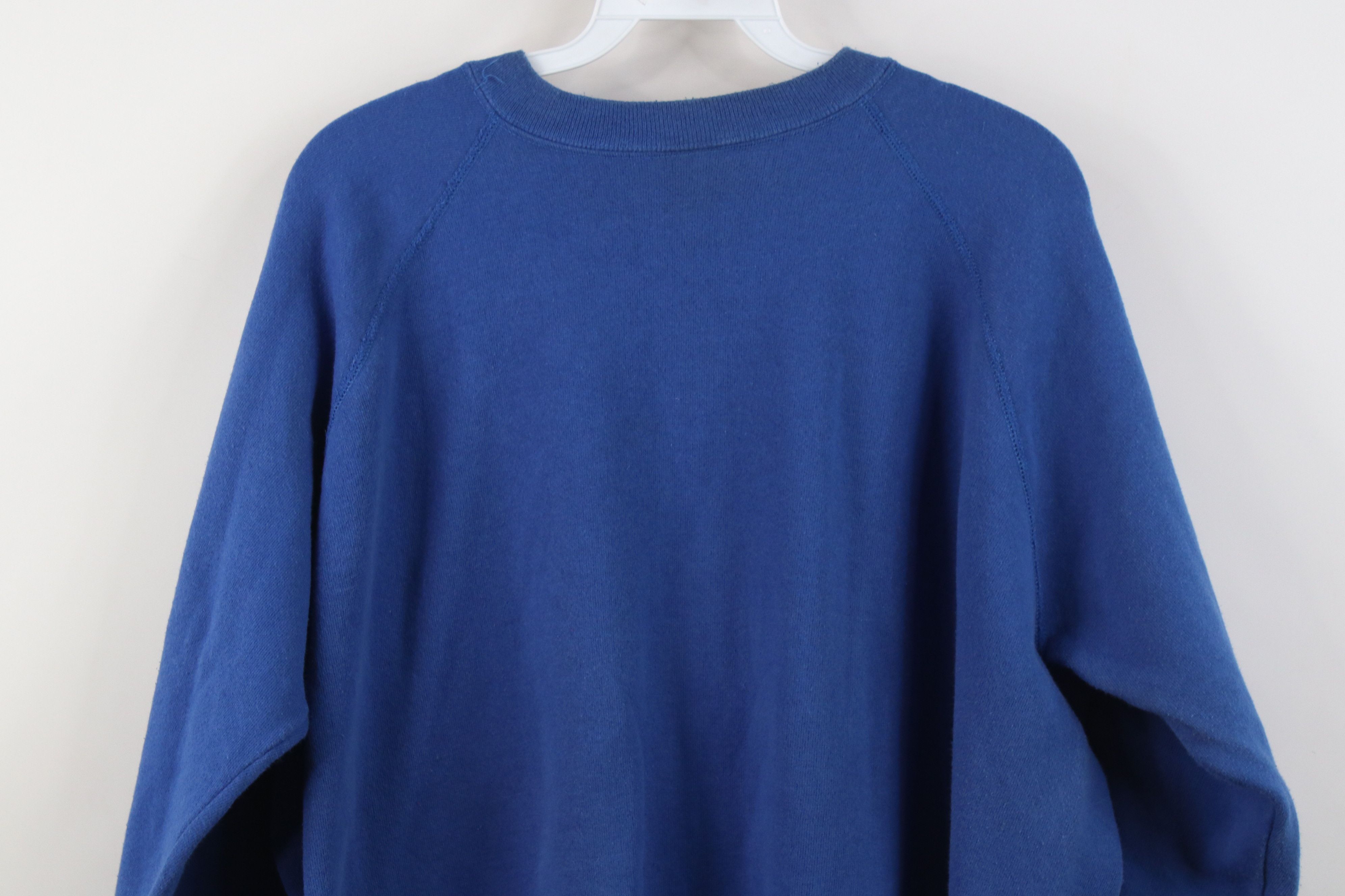 Vintage Vintage 70s 80s Streetwear Crewneck Sweatshirt Royal USA Size US XL / EU 56 / 4 - 12 Thumbnail