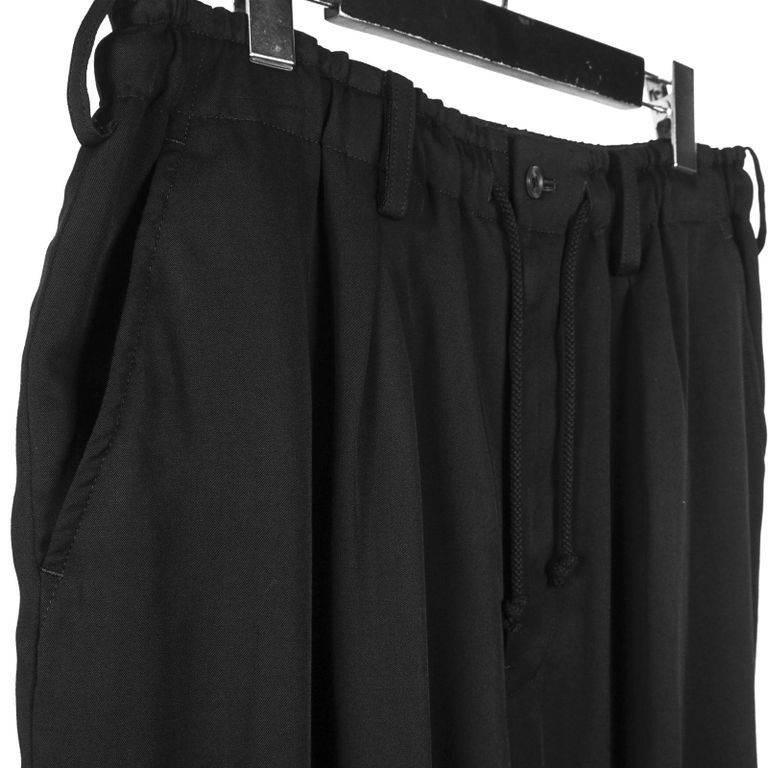 Yohji Yamamoto Pour Homme - CELLULOSE TWILL CROW PANTS