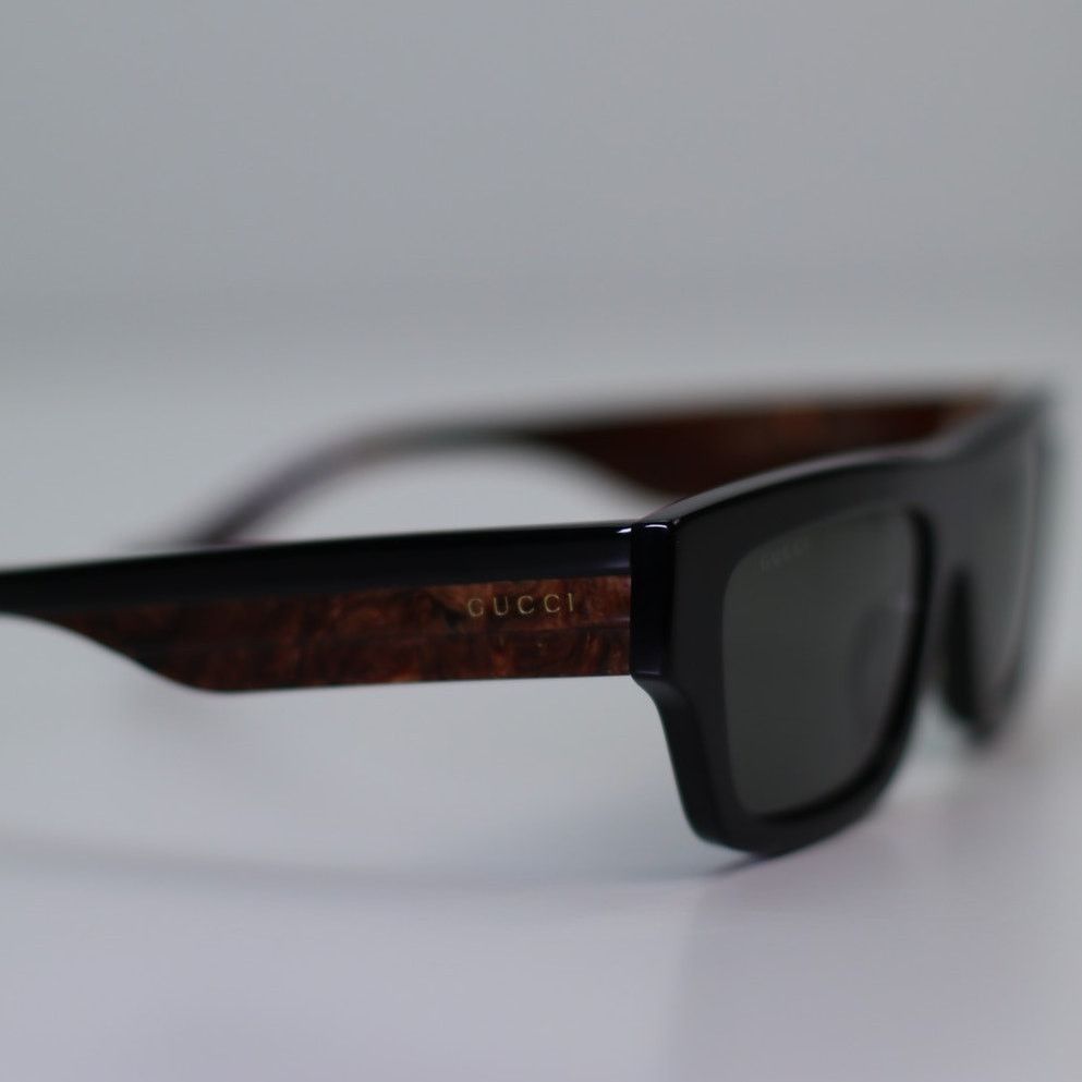 NEW Gucci Sunglasses GG1301S 001 Black Grey Unisex Authentic