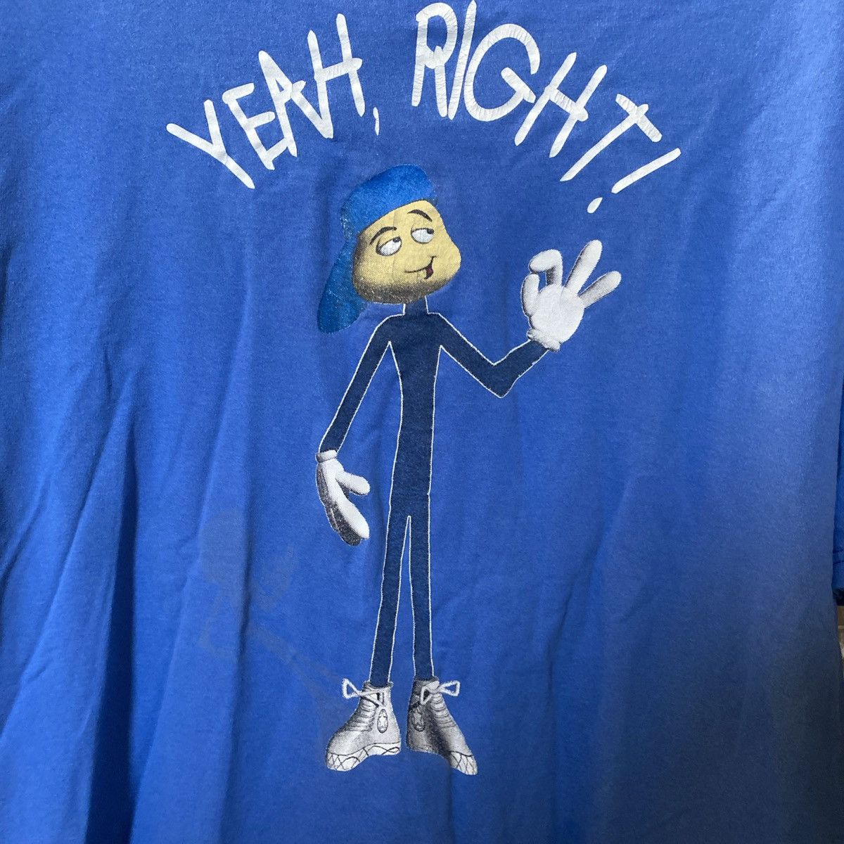 Vintage Vintage funny stick figure t shirt 90s nicely worn Size US XL / EU 56 / 4 - 2 Thumbnail