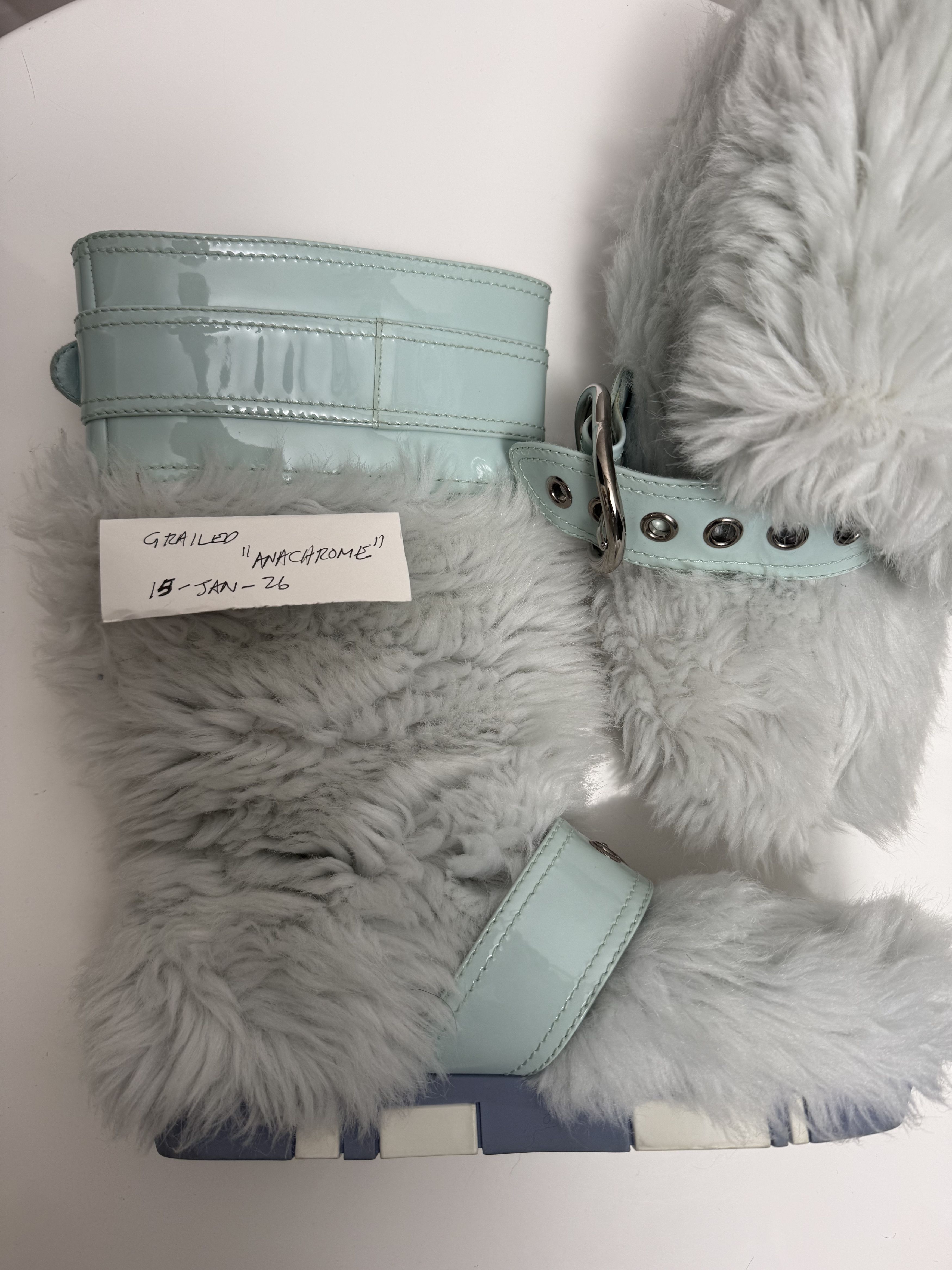 Miu Miu Miu Miu Faux Fur Boots Size US 6 / IT 36 - 7 Thumbnail