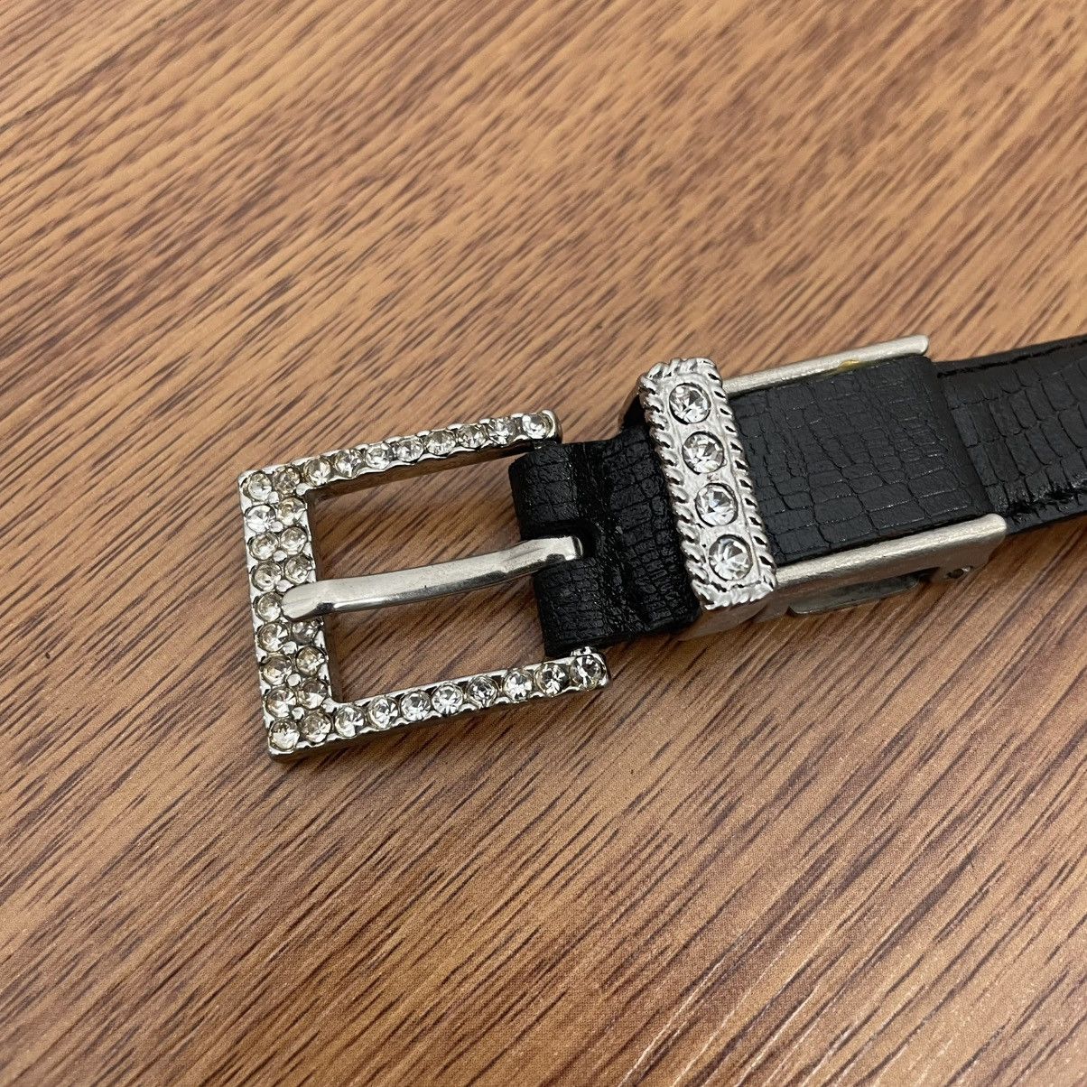 If Six Was Nine × Japanese Brand × Le Grande Bleu (L.G.B.) Black crystal ornament belt Size ONE SIZE - 3 Thumbnail