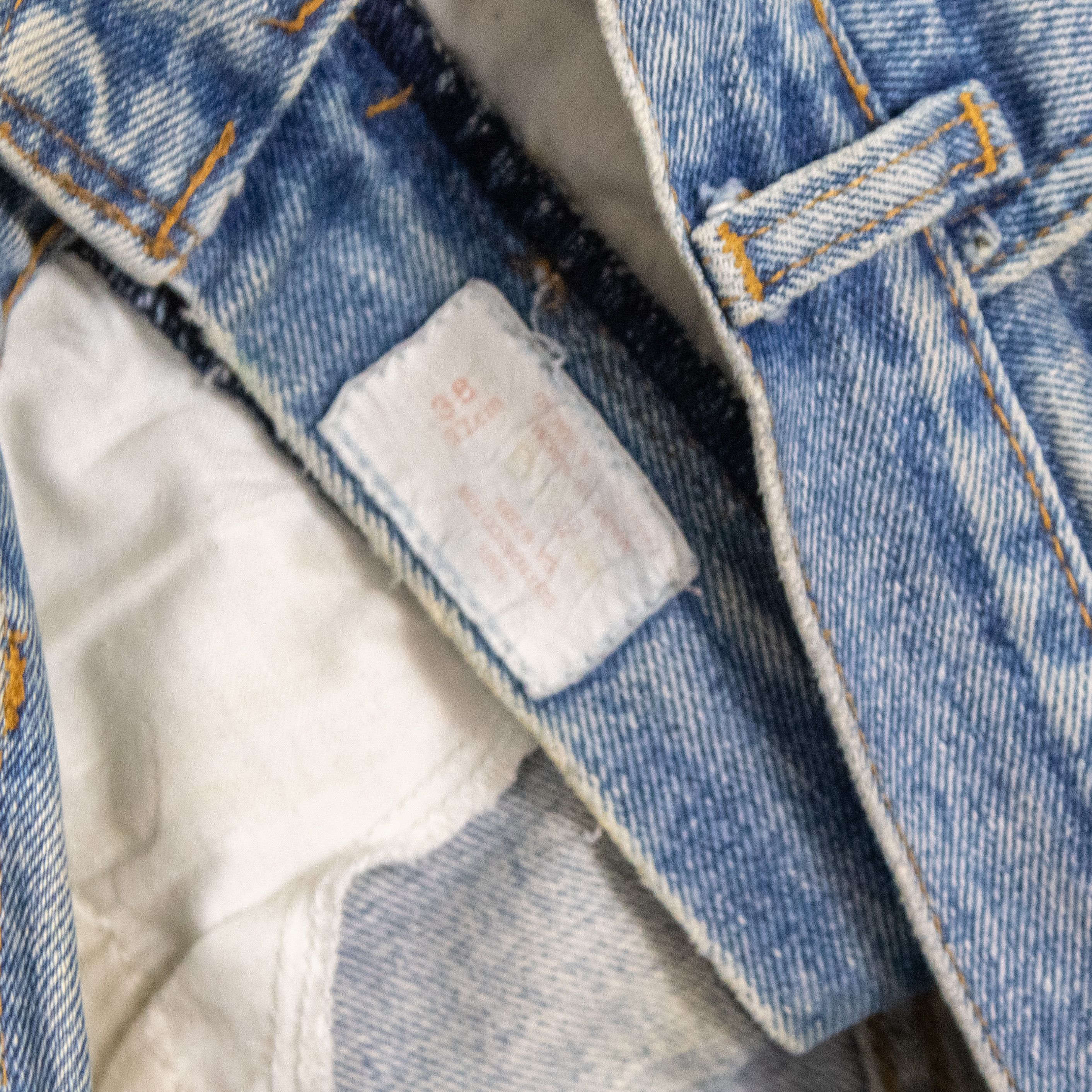 Chaps Ralph Lauren Vintage 1990's Ralph Lauren Distressed Baggy Denim Pant's Size US 39 - 11 Thumbnail