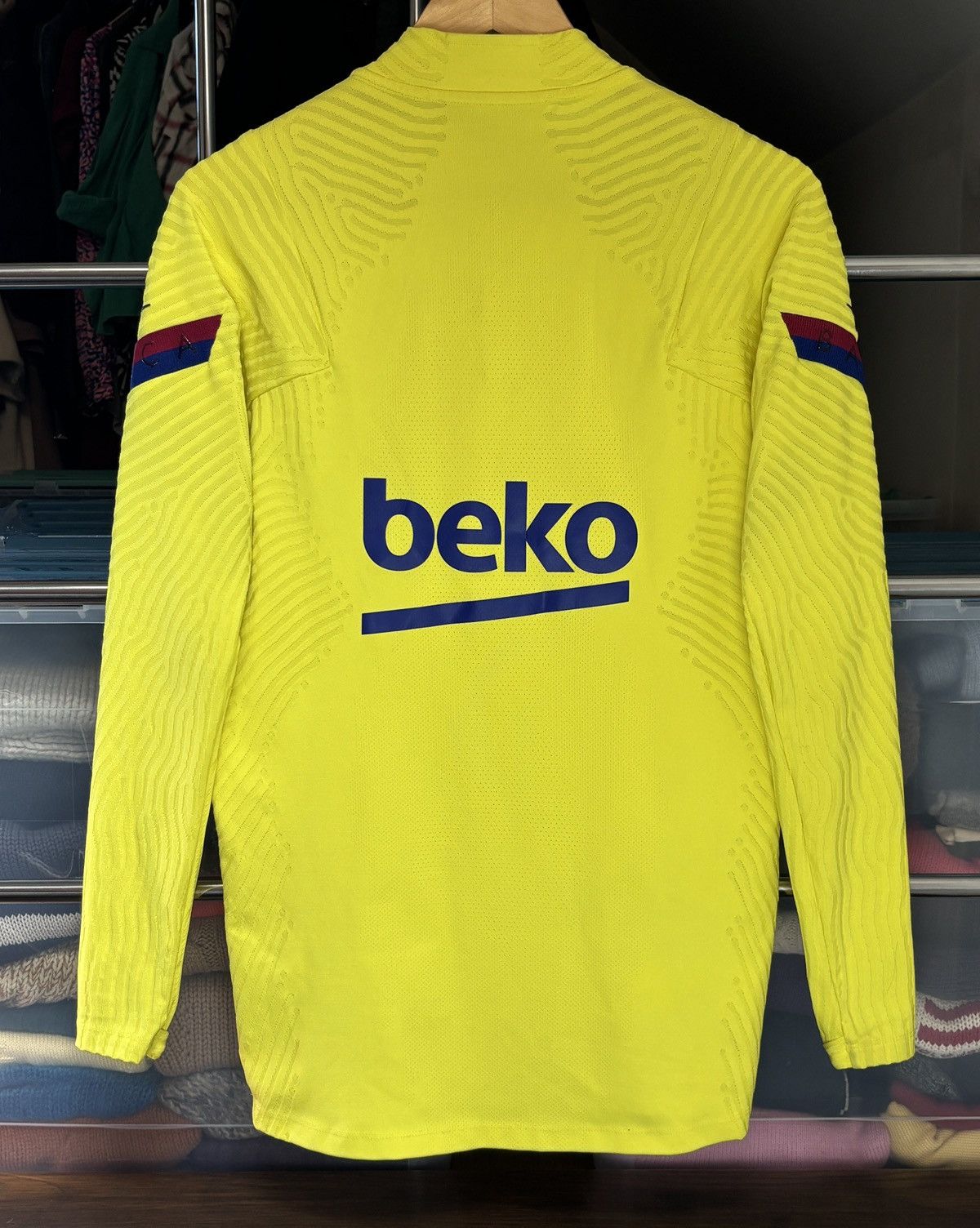 Nike Nike Barcelona 2019/2020 Training Vaporknit Soccer Jersey Size US S / EU 44-46 / 1 - 6 Thumbnail