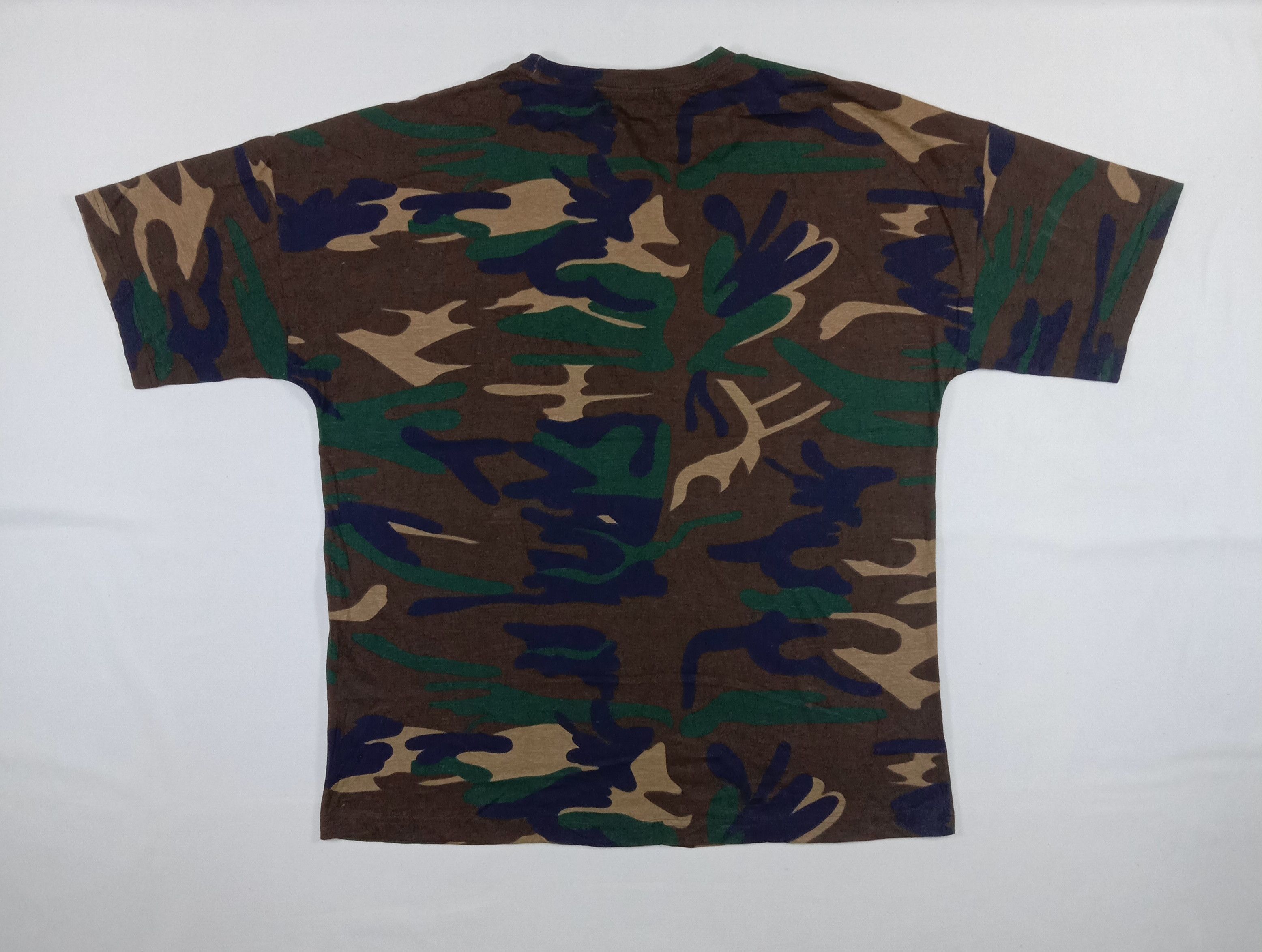 MNML Vintage MNML Camo Army T Shirt Size US XL / EU 56 / 4 - 4 Thumbnail