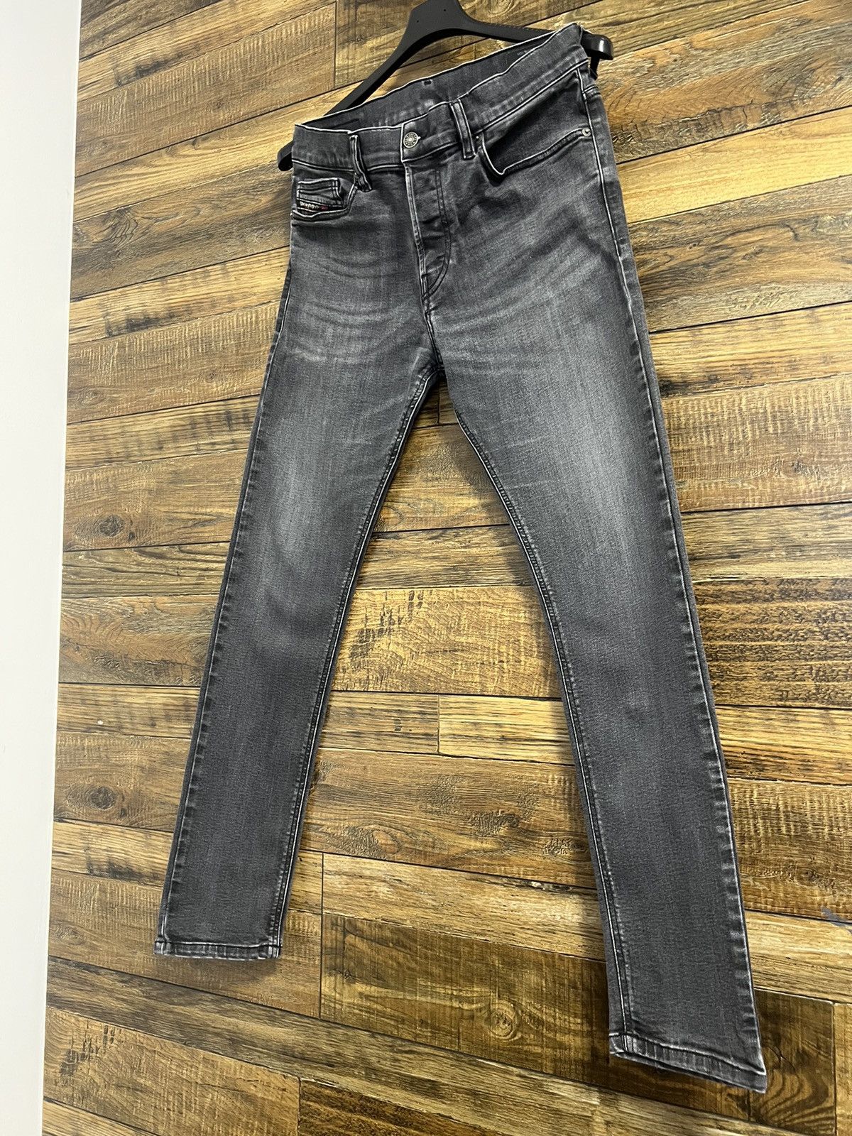 Diesel DIESEL Diesel D-Luster Grey Denim Jeans Slim Fit Stretch Size US 30 / EU 46 - 11 Thumbnail
