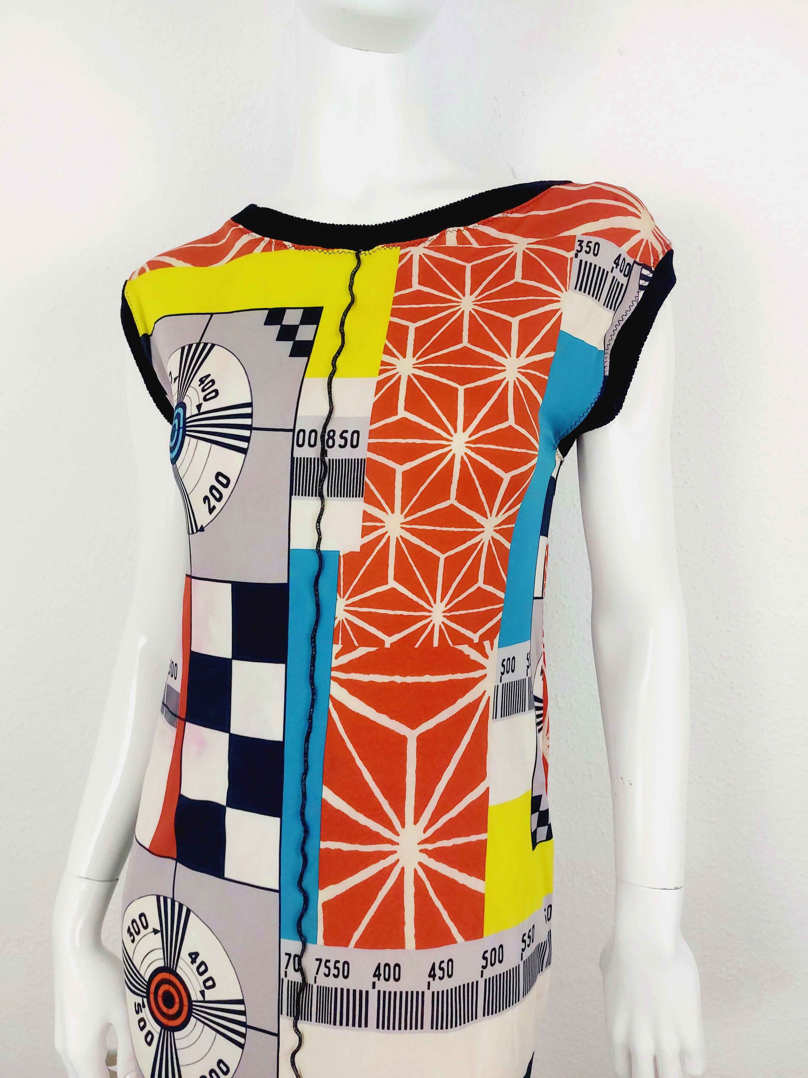Jean Paul Gaultier Jean Paul Gaultier Scale Numeric Numbers Math Midi Dress Size M / US 6-8 / IT 42-44 - 3 Thumbnail