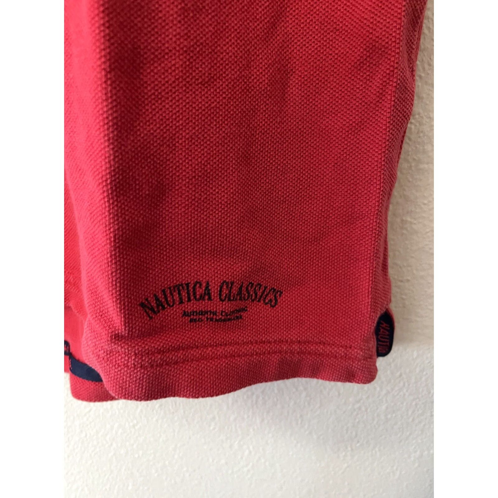 Nautica VINTAGE Nautica Polo Shirt Mens M Red Solid 90s Nautica Casual Sailing Shirt Mens Size US M / EU 48-50 / 2 - 4 Thumbnail