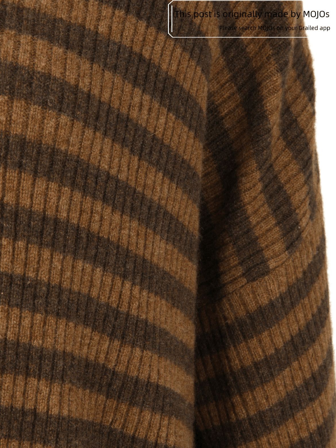 Haider Ackermann Haider Ackermann Oversized Stripe Wool Knitwear Size US M / EU 48-50 / 2 - 3 Thumbnail