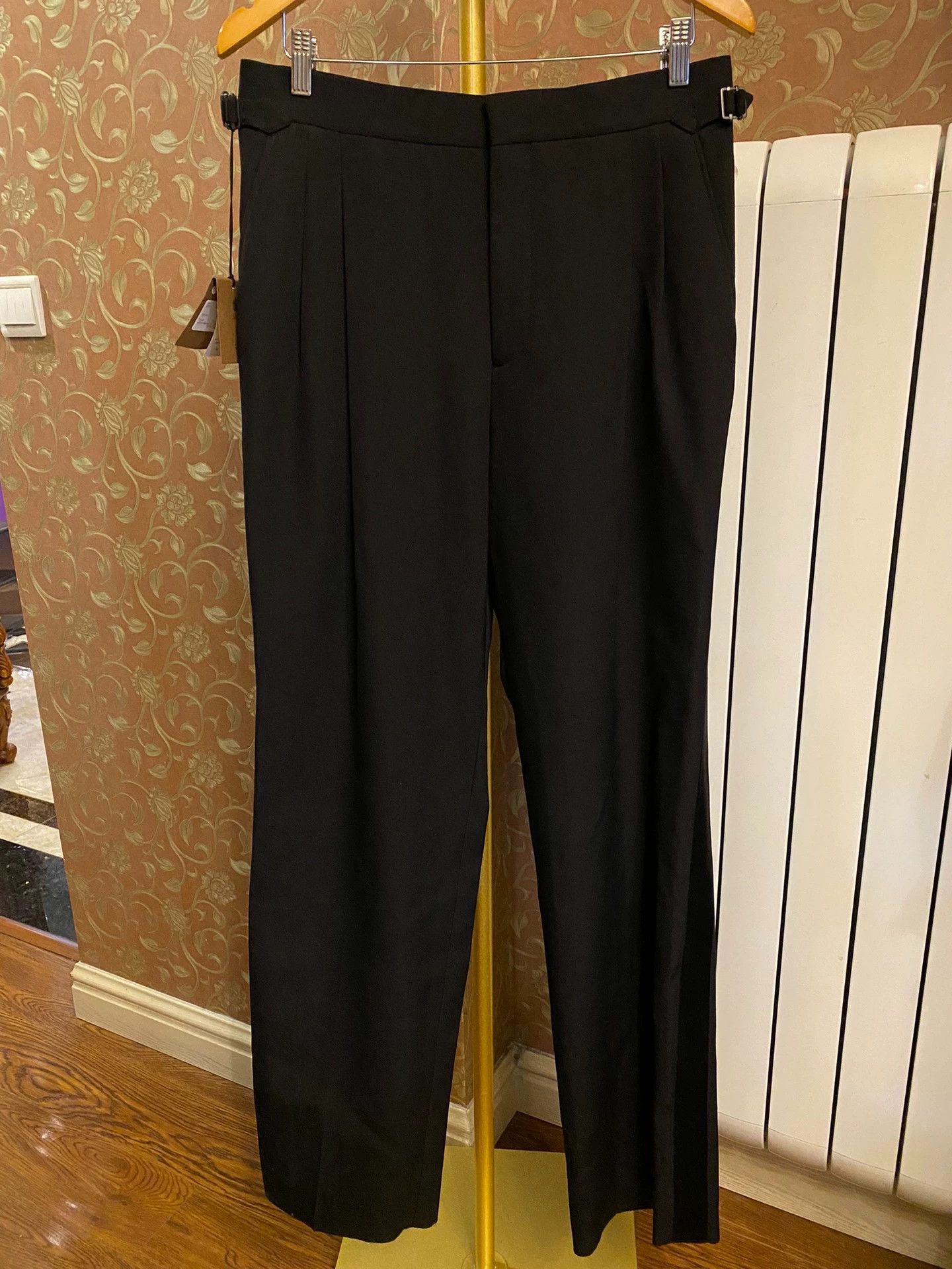Burberry Burberry Black Wool Evening Trousers 48 Size US 32 / EU 48 - 1 Thumbnail