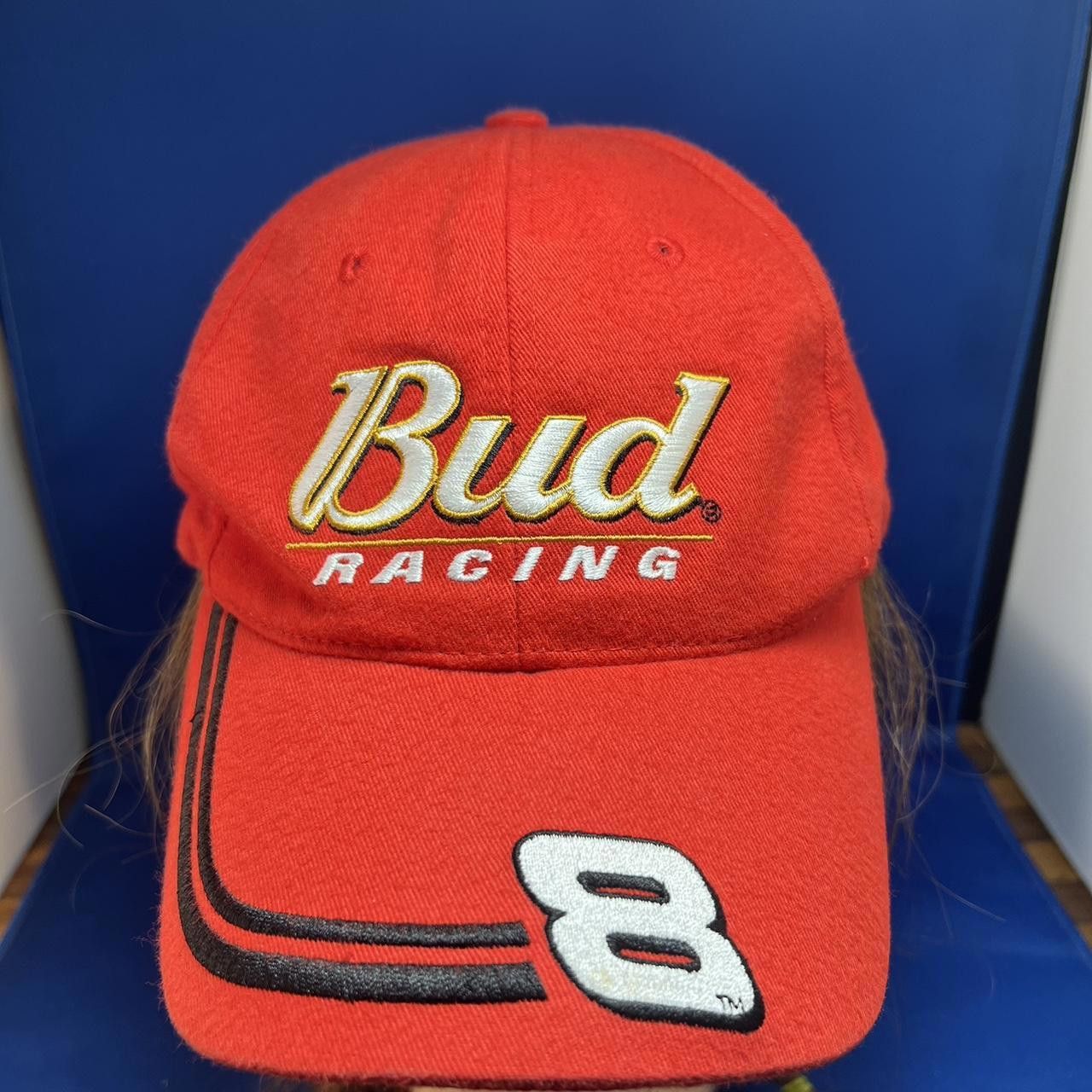 Designer Bud Racing Dale Jr. Cap - Red NASCAR Hat Size ONE SIZE - 2 Thumbnail