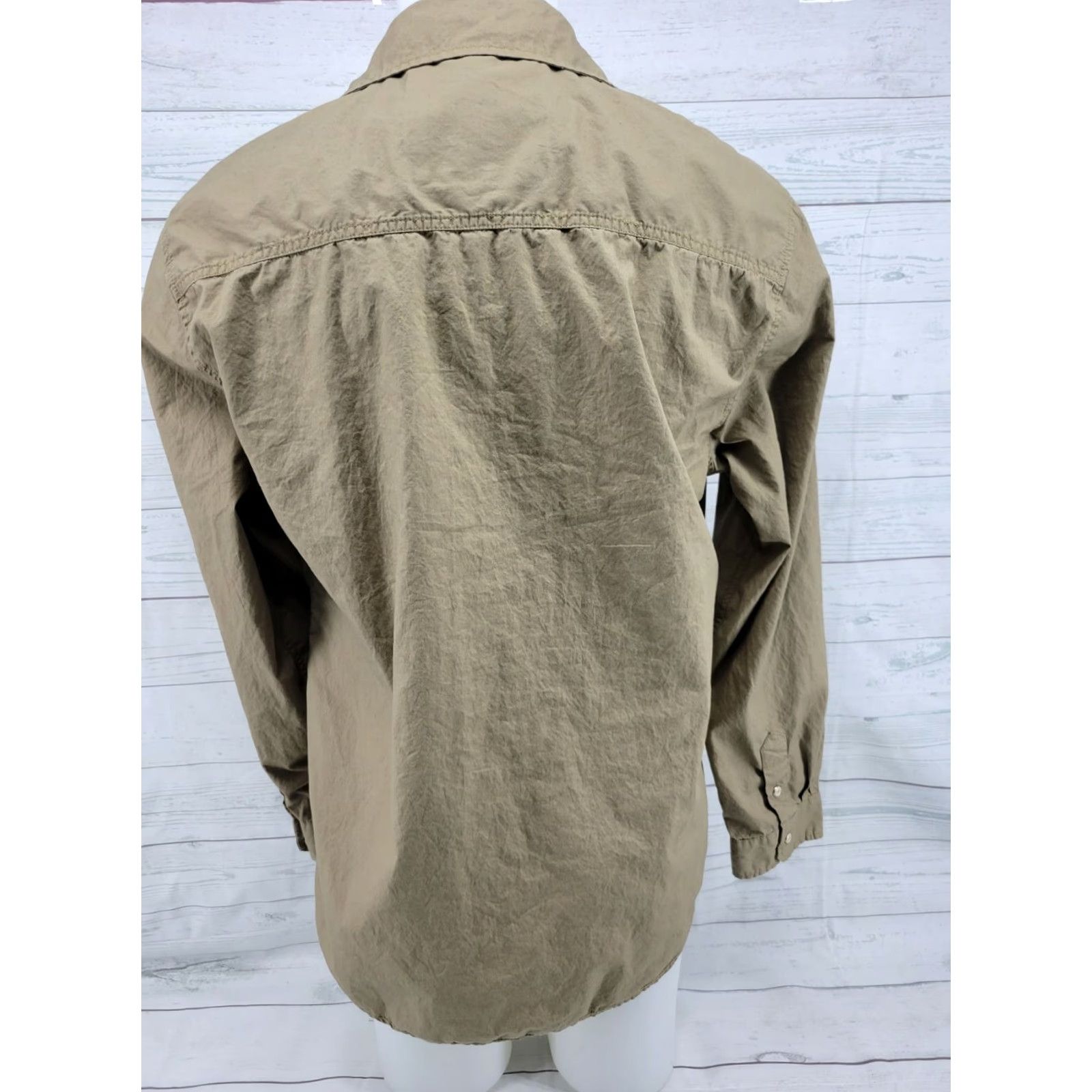 Vintage Rolling Paper Brown Snap Patch Long Sleeve Shirt Mens 2XL Plaid Button-Up Cotton Flannel 100% Size US XXL / EU 58 / 5 - 6 Thumbnail
