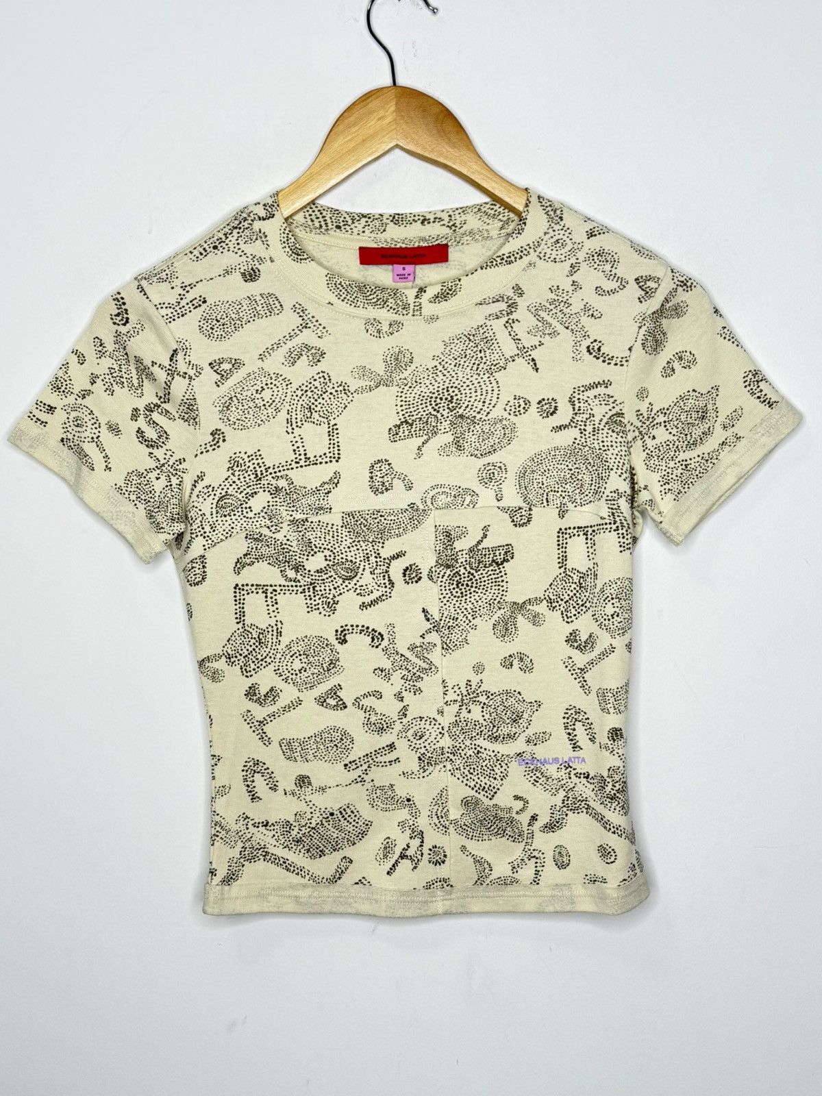 Eckhaus Latta Eckhaus Latta Lapped Baby Tee Size S / US 4 / IT 40 - 1 Thumbnail