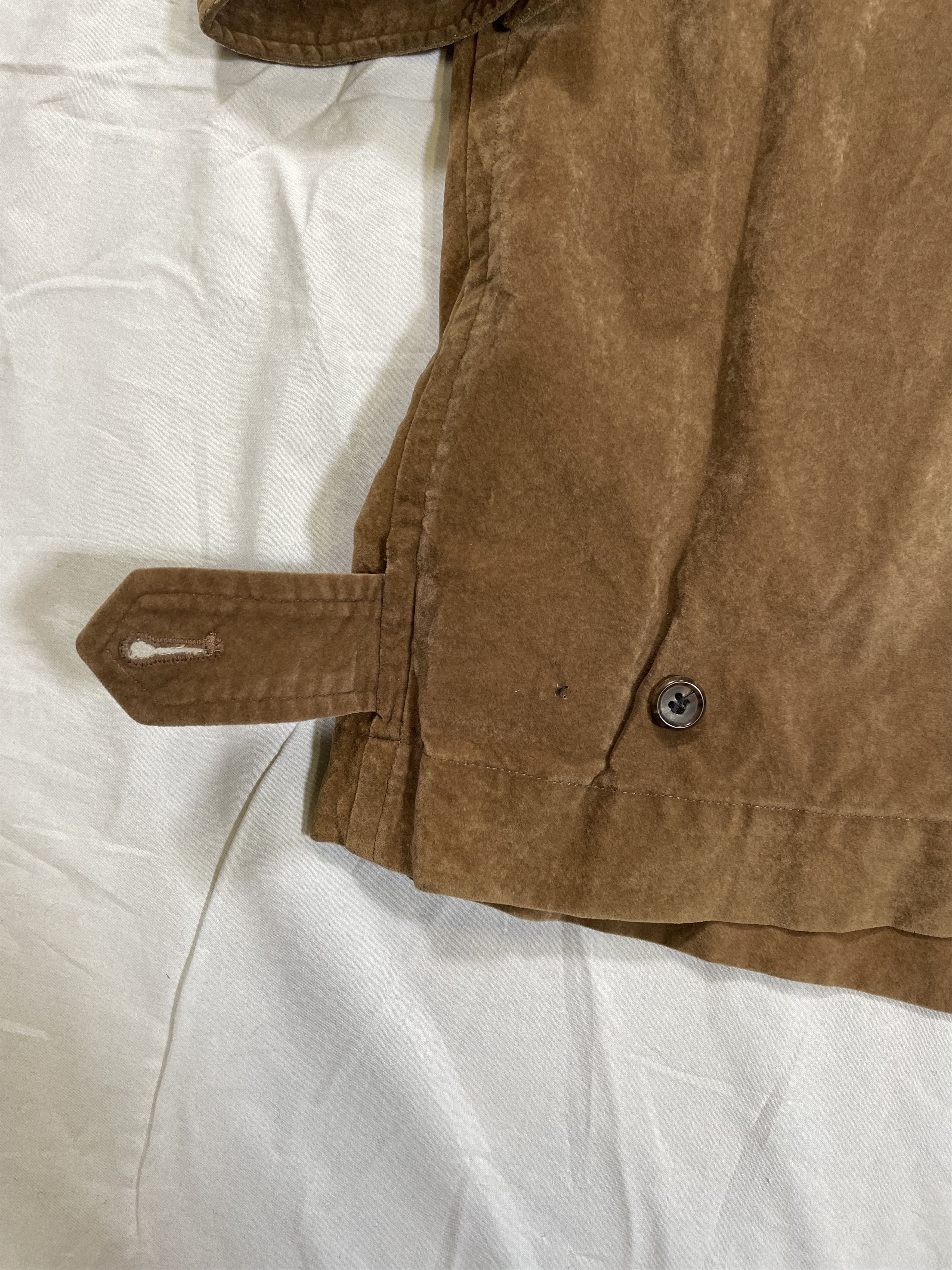Comme des Garcons SHIRT × Vintage VTG 1995 Comme Des Garcons Shirt Suede Hooded Parka Jacket Size US L / EU 52-54 / 3 - 9 Thumbnail