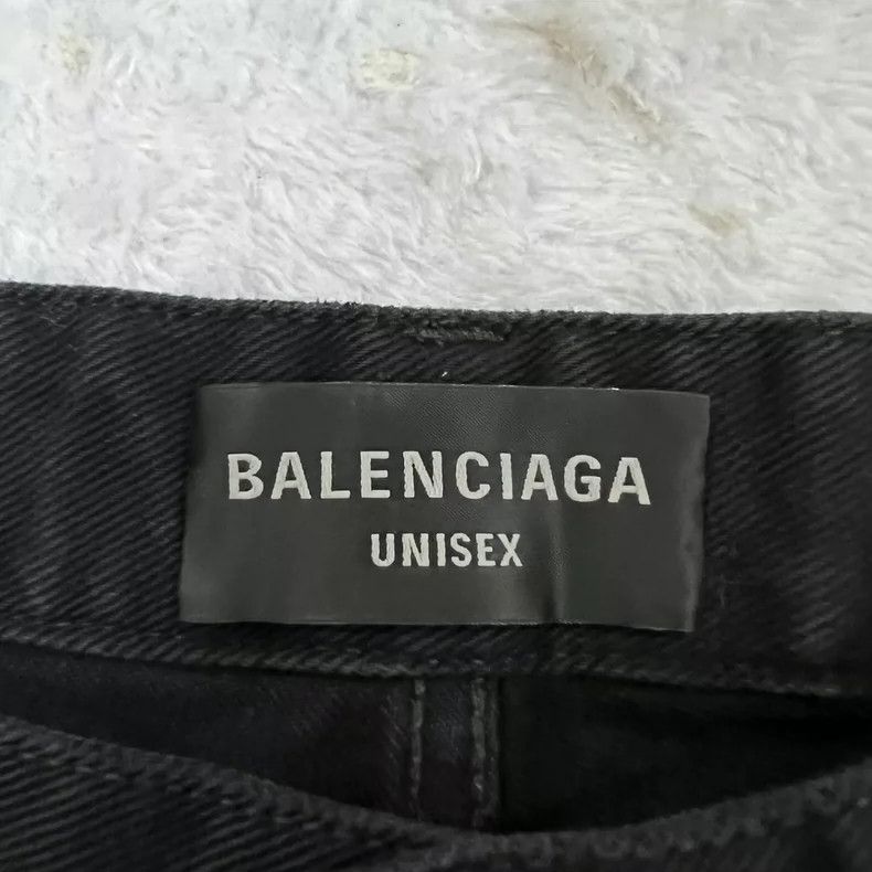 Balenciaga Balenciaga size XS Black Graffiti Straight Pants Size US 27 - 3 Thumbnail