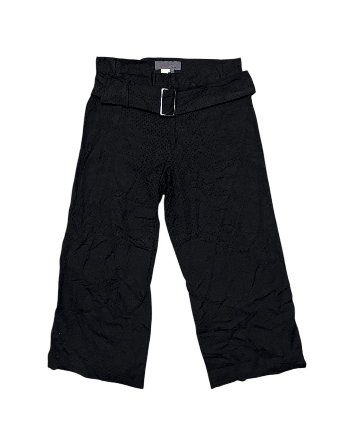 Yohji Yamamoto + noir signature hole-type pants size 28