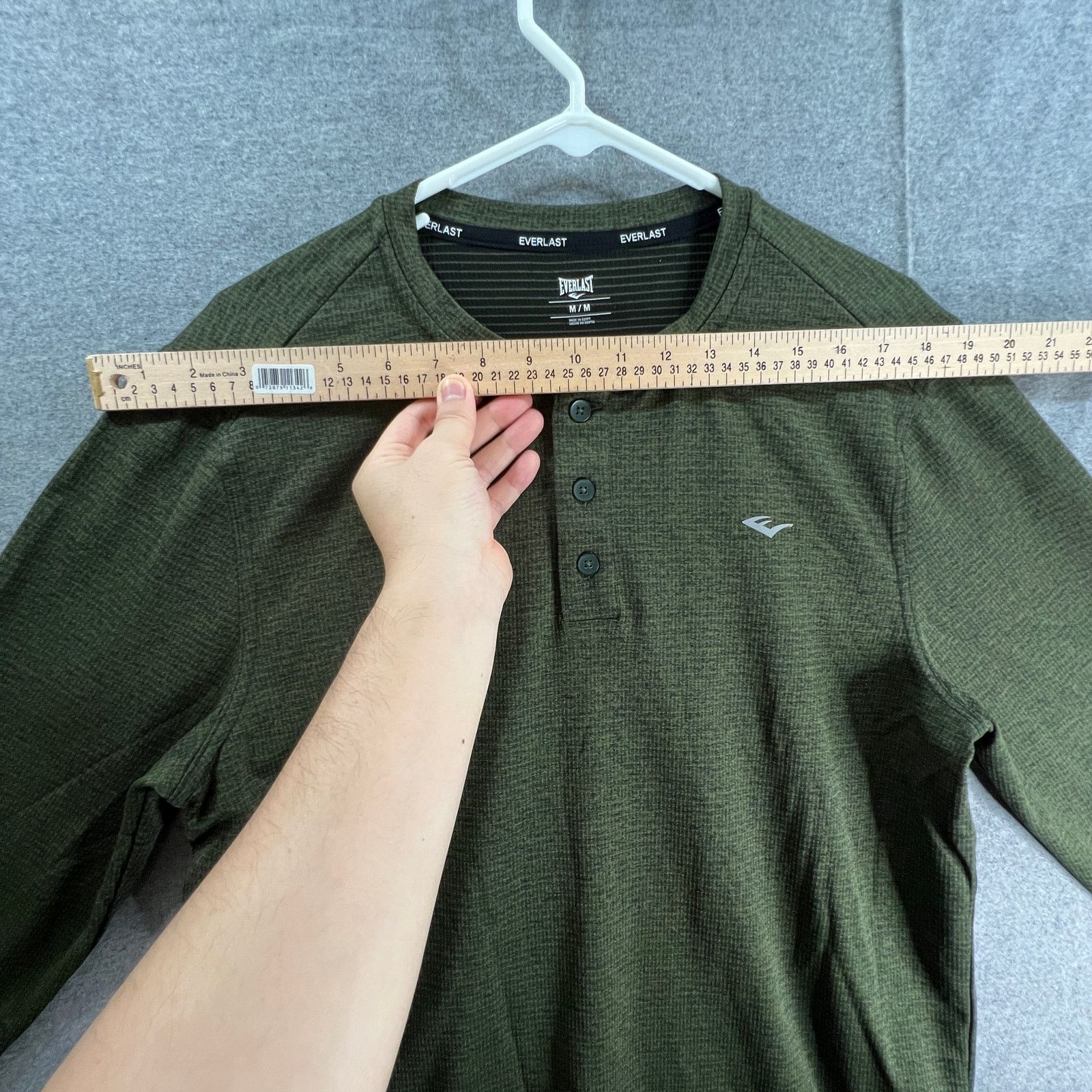 Everlast Everlast Shirt Adult Medium Green Long Sleeve Casual Size US M / EU 48-50 / 2 - 6 Thumbnail